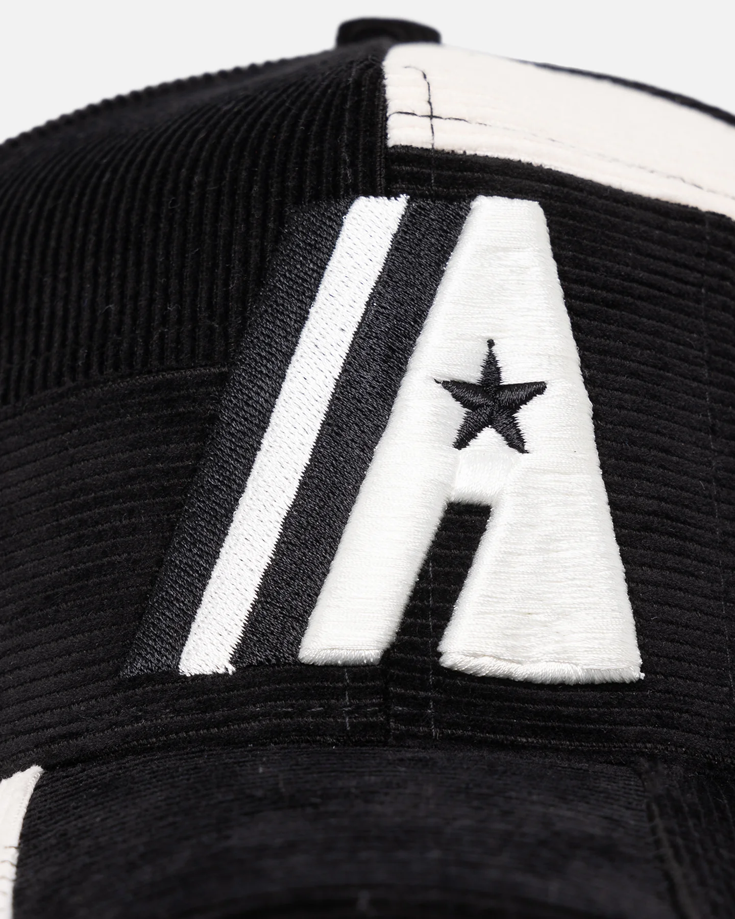New Era Houston Astros 'Patchwork Corduroy' 9FORTY A-Frame Snapback Black/Cream - Image 6