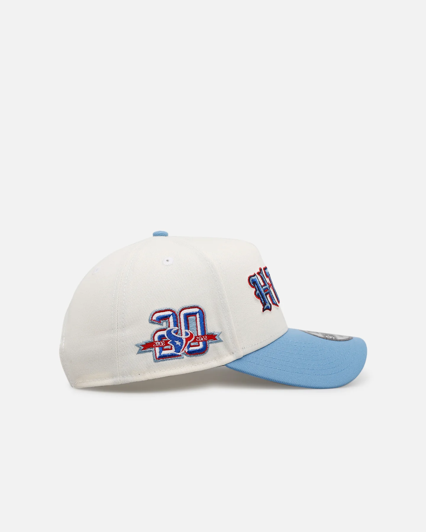 New Era Houston Texans 'Chrome Metallic Wordmark' 9FORTY A-Frame Snapback Chrome - Image 3