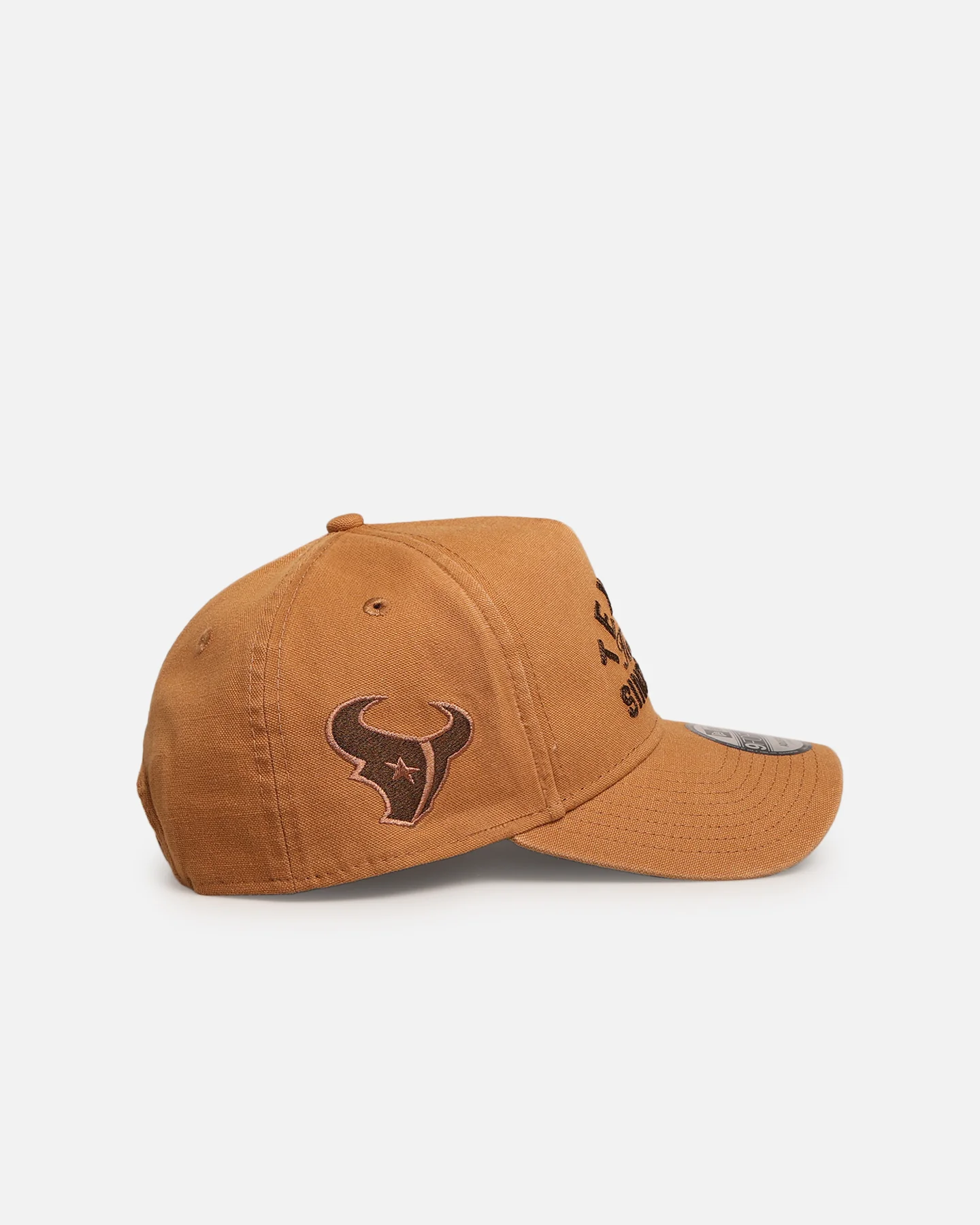 New Era Houston Texans 'Washed Canvas' 9FORTY A-Frame Snapback Walnut - Image 3