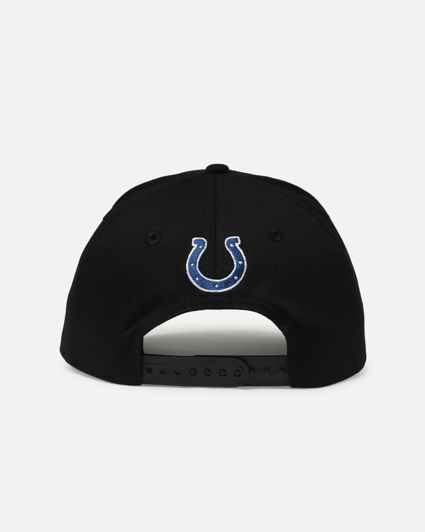 New Era Indianapolis Colts 'Upside Down Logo' 9FORTY A-Frame Snapback Black - Image 2