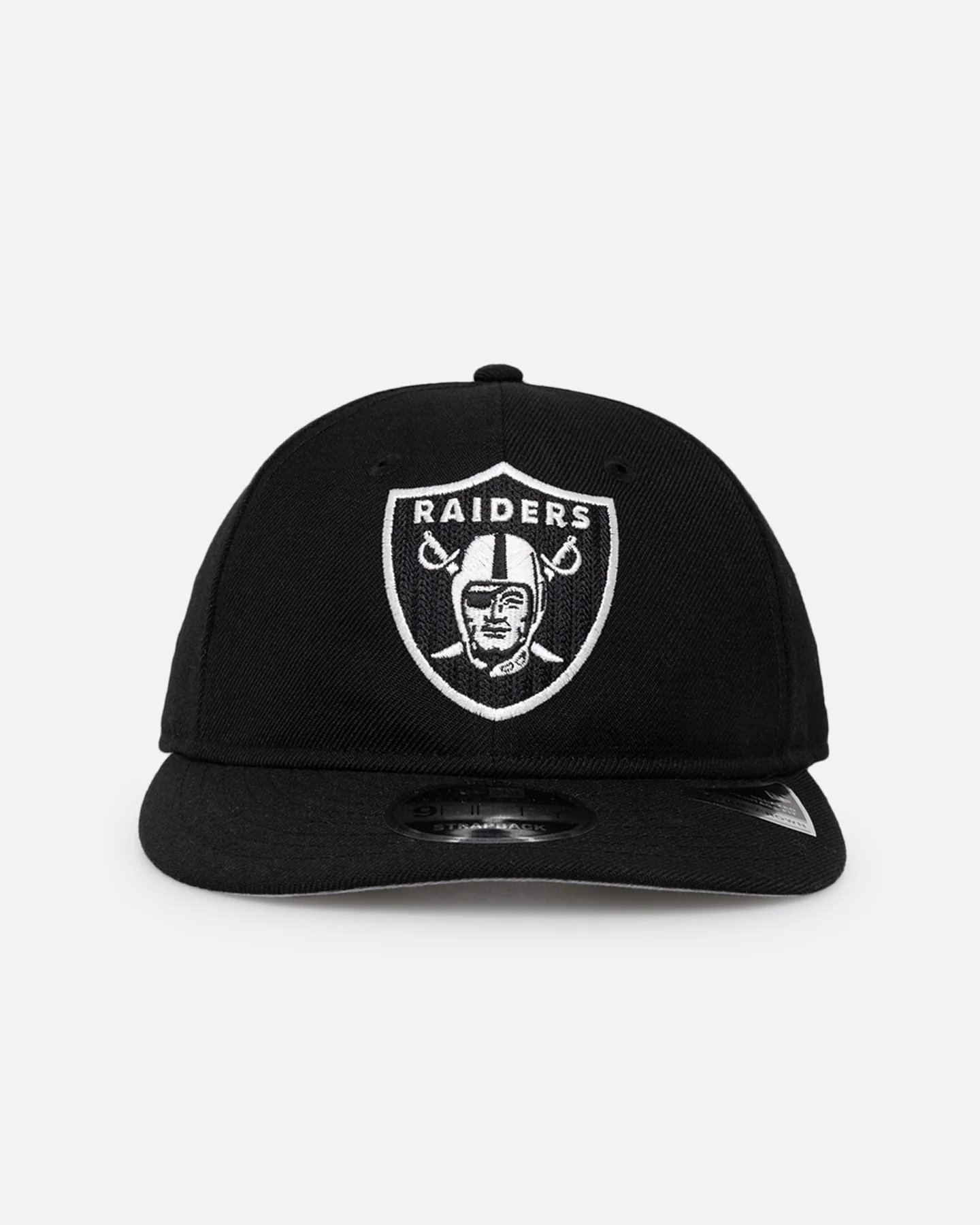 New Era Las Vegas Raiders 'Retro Crown Classic' 9FIFTY Retro Crown Strapback Black