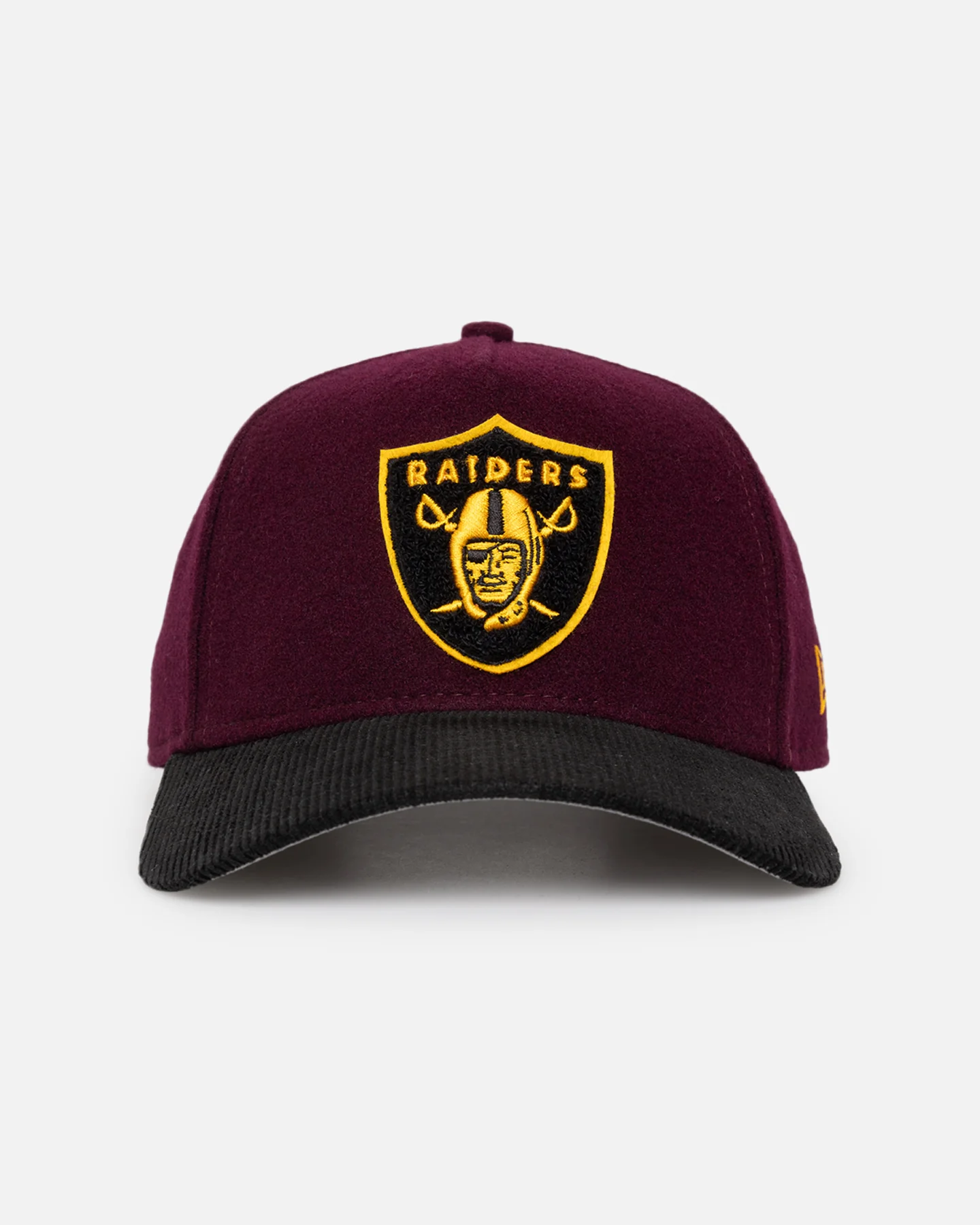 New Era Las Vegas Raiders 'Large Chenille' 9FORTY A-Frame Snapback Maroon - Image 8