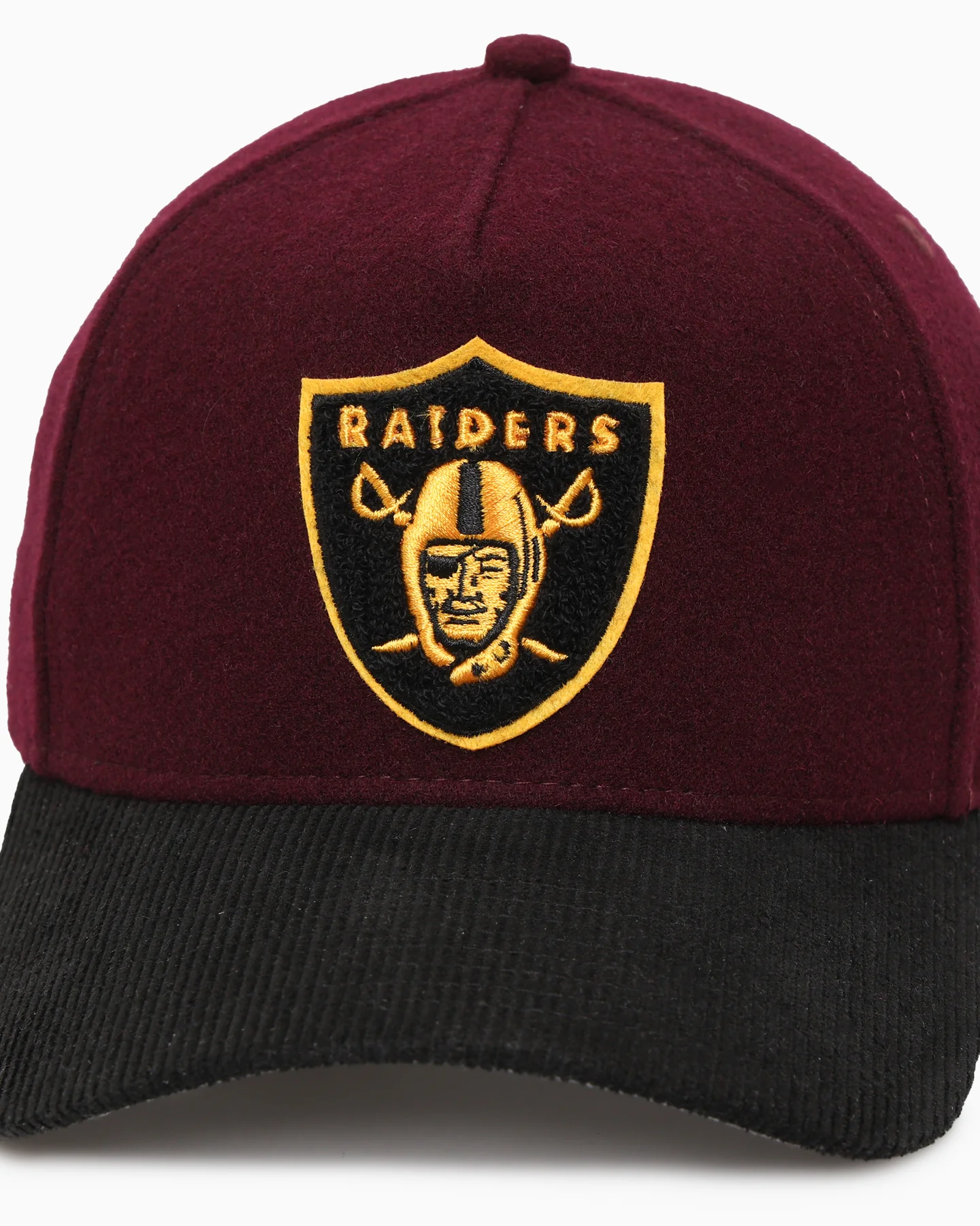 New Era Las Vegas Raiders 'Large Chenille' 9FORTY A-Frame Snapback Maroon - Image 9