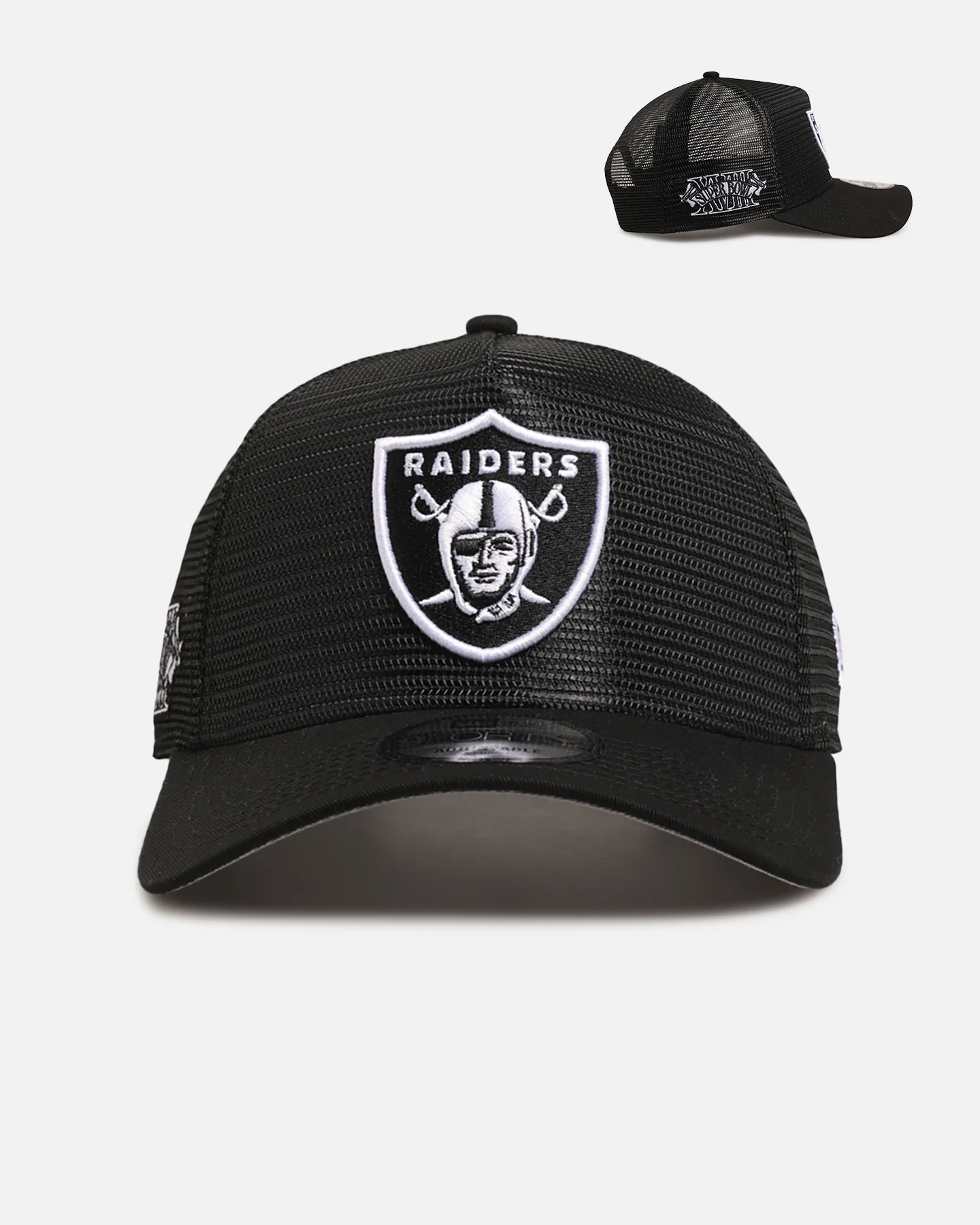 New Era Las Vegas Raiders 'Polychromatic Mesh' 9FORTY A-Frame Snapback Black/White