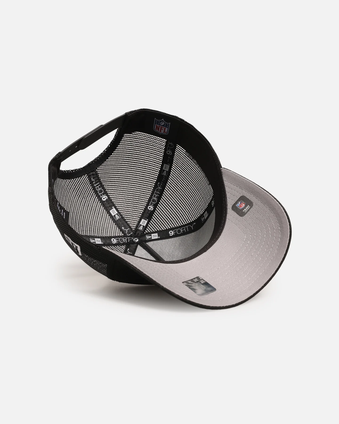 New Era Las Vegas Raiders 'Polychromatic Mesh' 9FORTY A-Frame Snapback Black/White - Image 6
