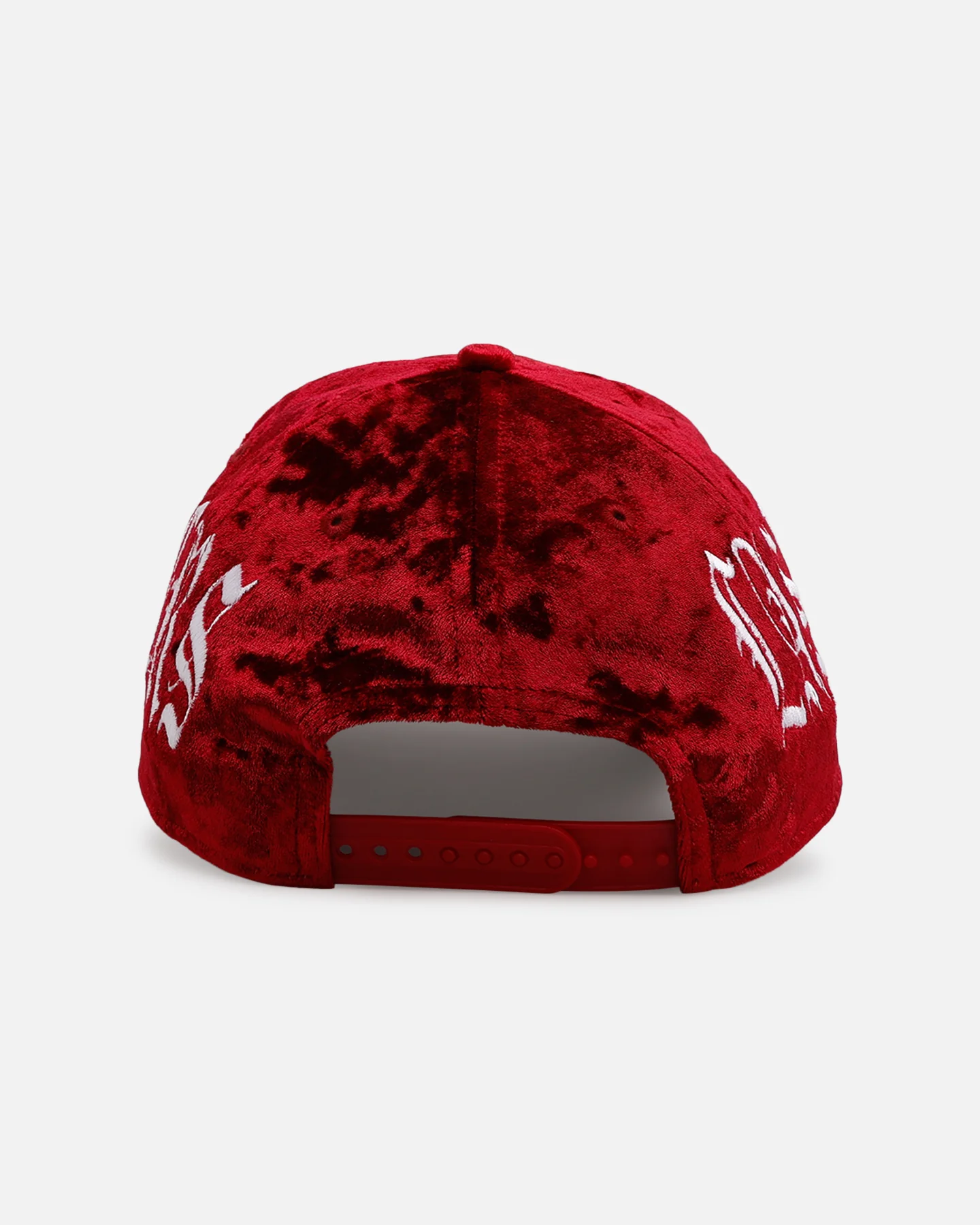 New Era Las Vegas Raiders 'Velvet Gothic Script' 9FORTY A-Frame Snapback Maroon - Image 3