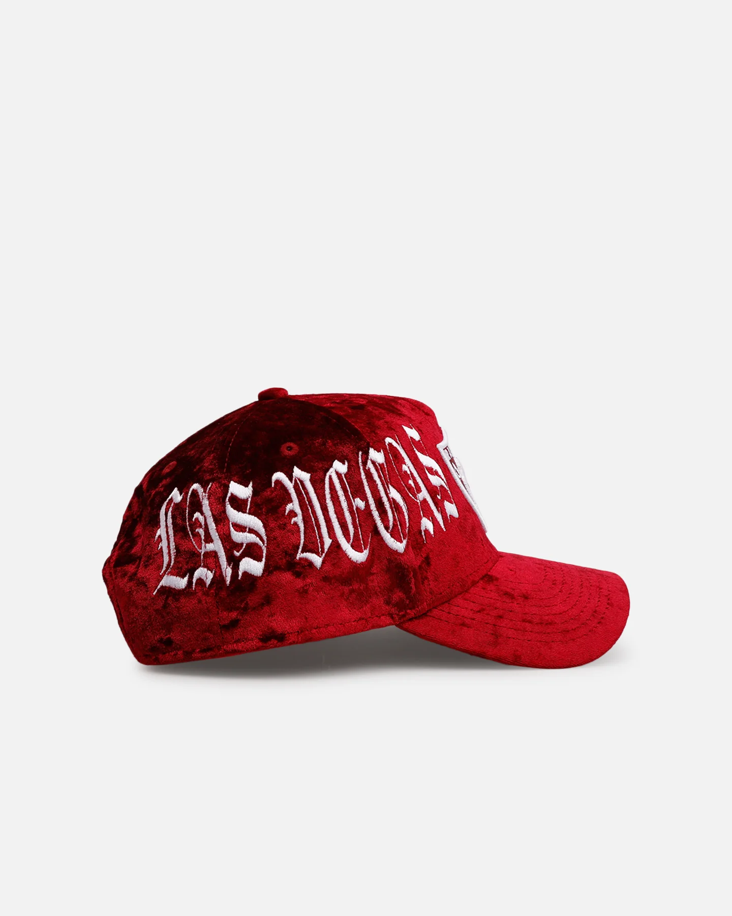 New Era Las Vegas Raiders 'Velvet Gothic Script' 9FORTY A-Frame Snapback Maroon - Image 4