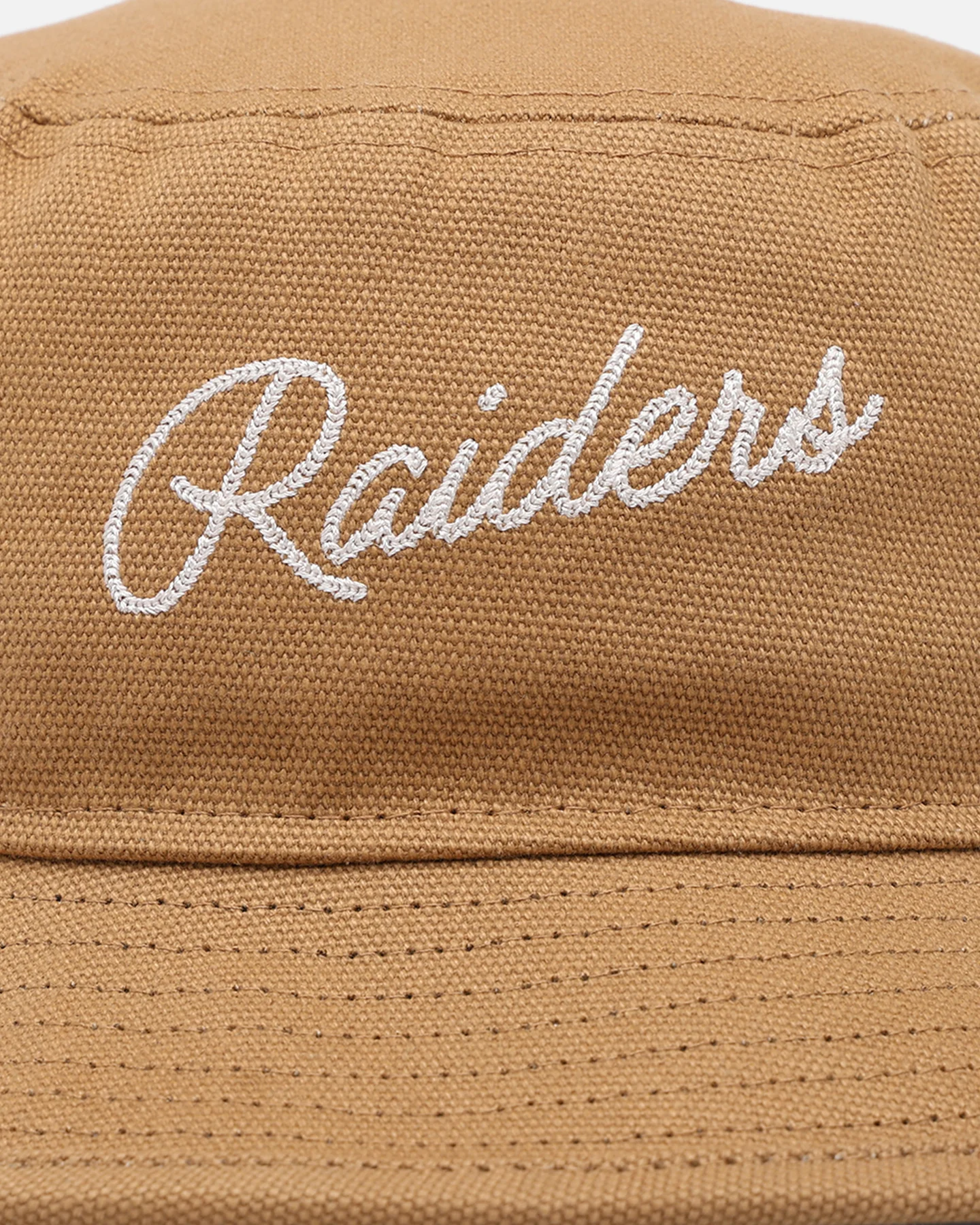 New Era Las Vegas Raiders 'Wheat Duck Canvas' Bucket Hat Wheat - Image 5