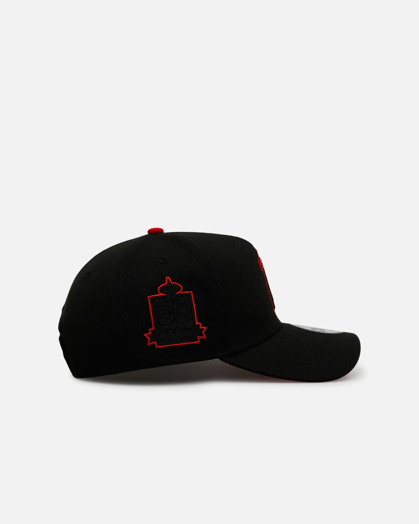 New Era Los Angeles Angels 'Outline' 9FORTY A-Frame Snapback Black - Image 3