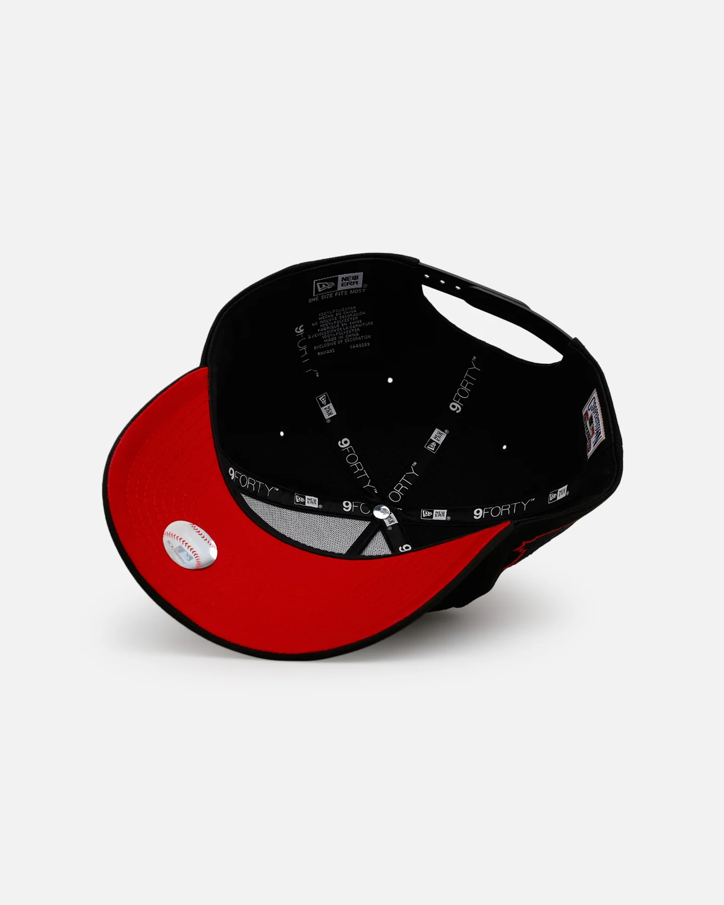 New Era Los Angeles Angels 'Outline' 9FORTY A-Frame Snapback Black - Image 6