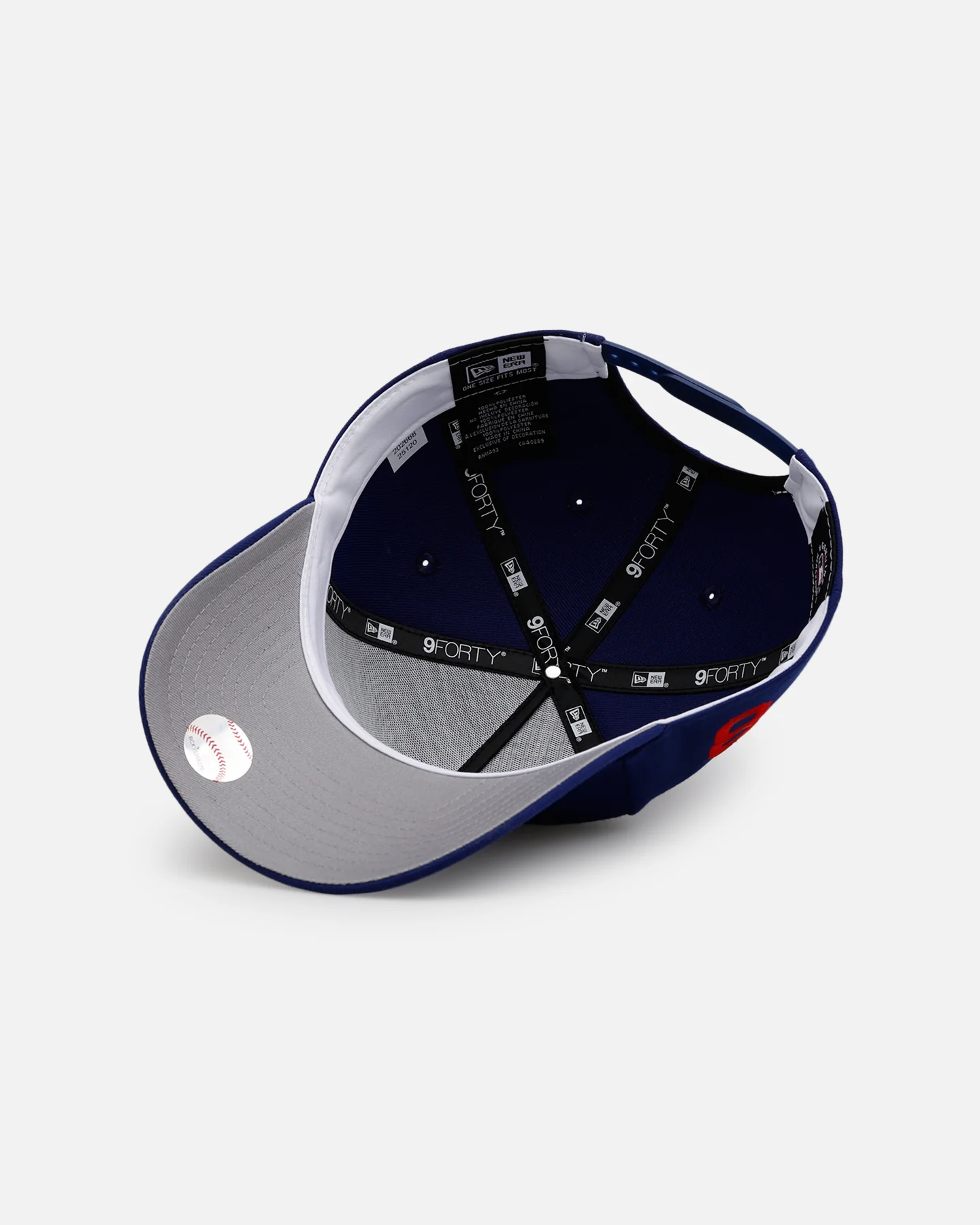 New Era Los Angeles Dodgers '#8 Side Patch' 9FORTY A-Frame Snapback Dark Royal - Image 6