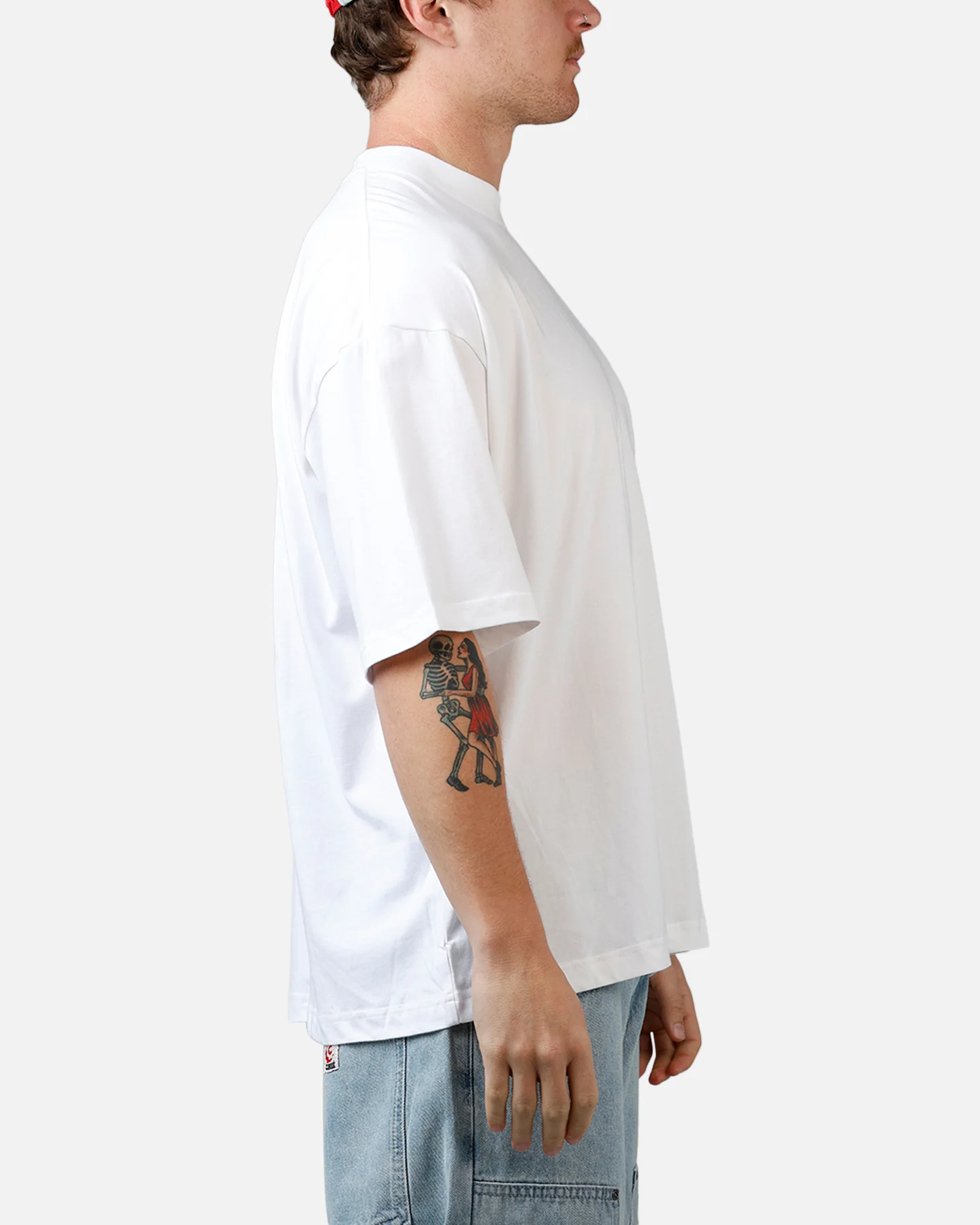New Era Los Angeles Dodgers 'All I Want For Christmas' Santa T-Shirt White - Image 4
