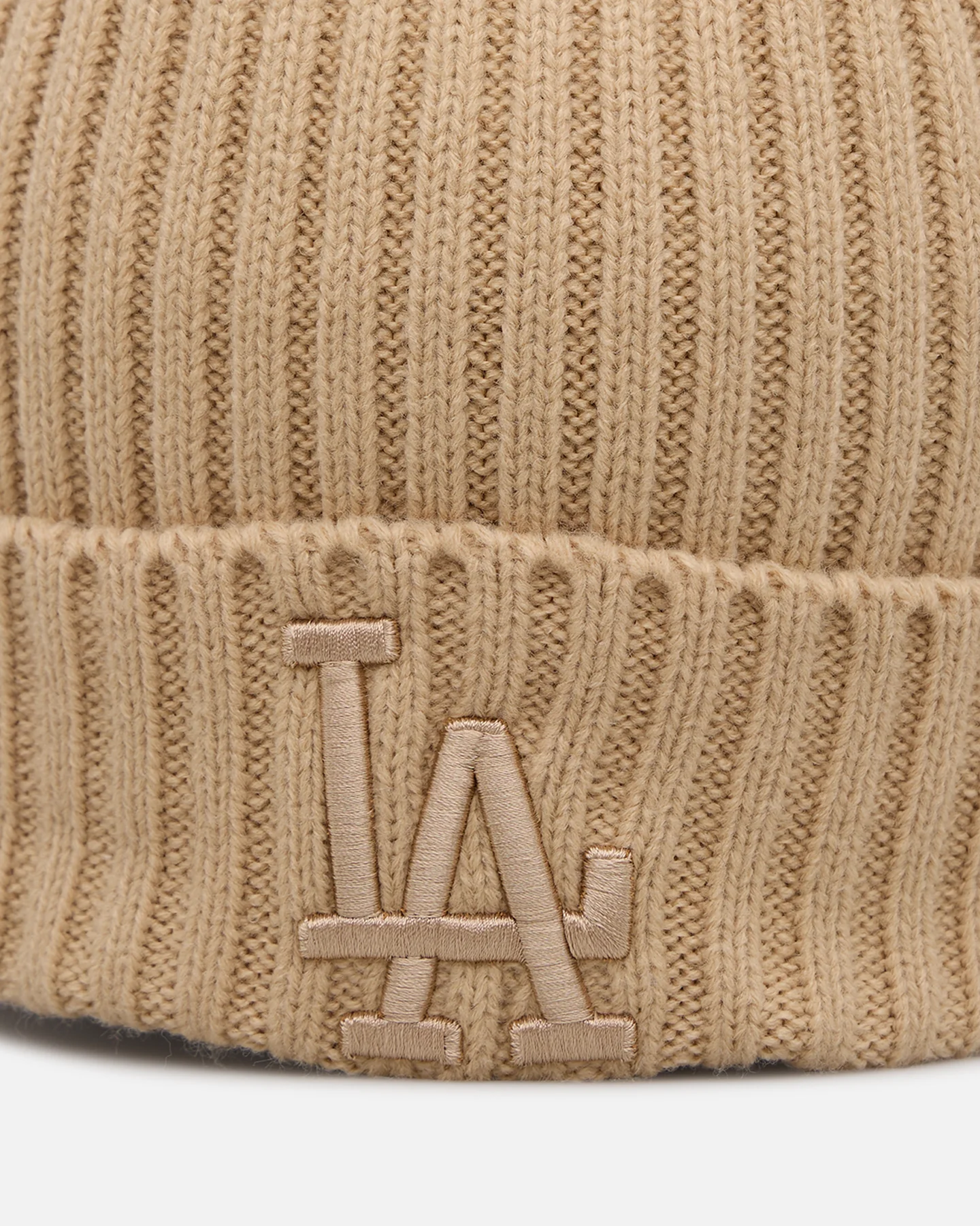 New Era Los Angeles Dodgers 'Color Pack' Beanie Tan - Image 5