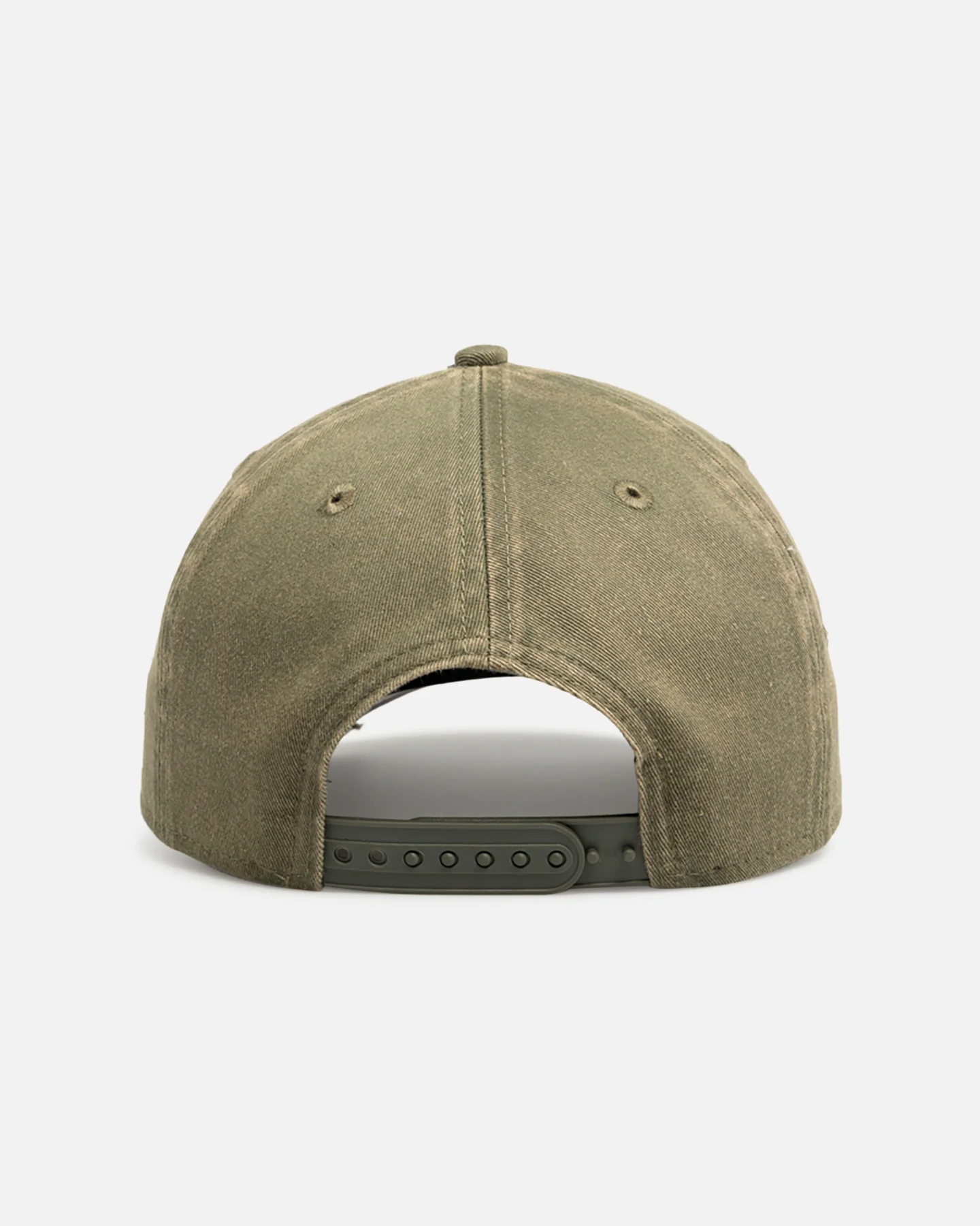 New Era Los Angeles Dodgers 'Distressed Olive' 9FORTY A-Frame Snapback Olive - Image 2