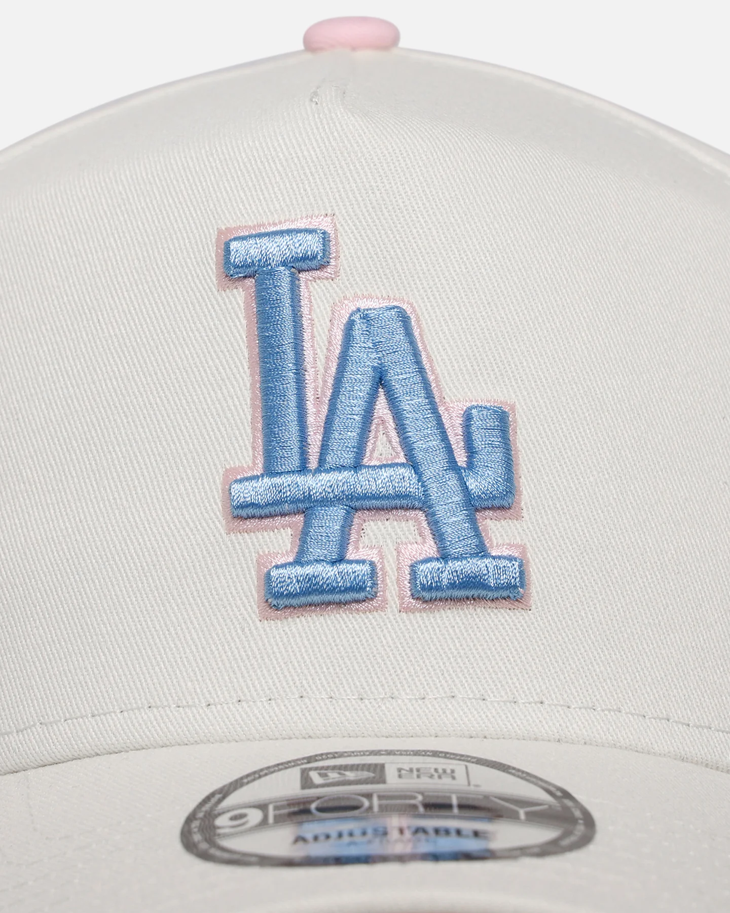 New Era Los Angeles Dodgers 'Pastel' 9FORTY A-Frame Snapback Chrome White - Image 5