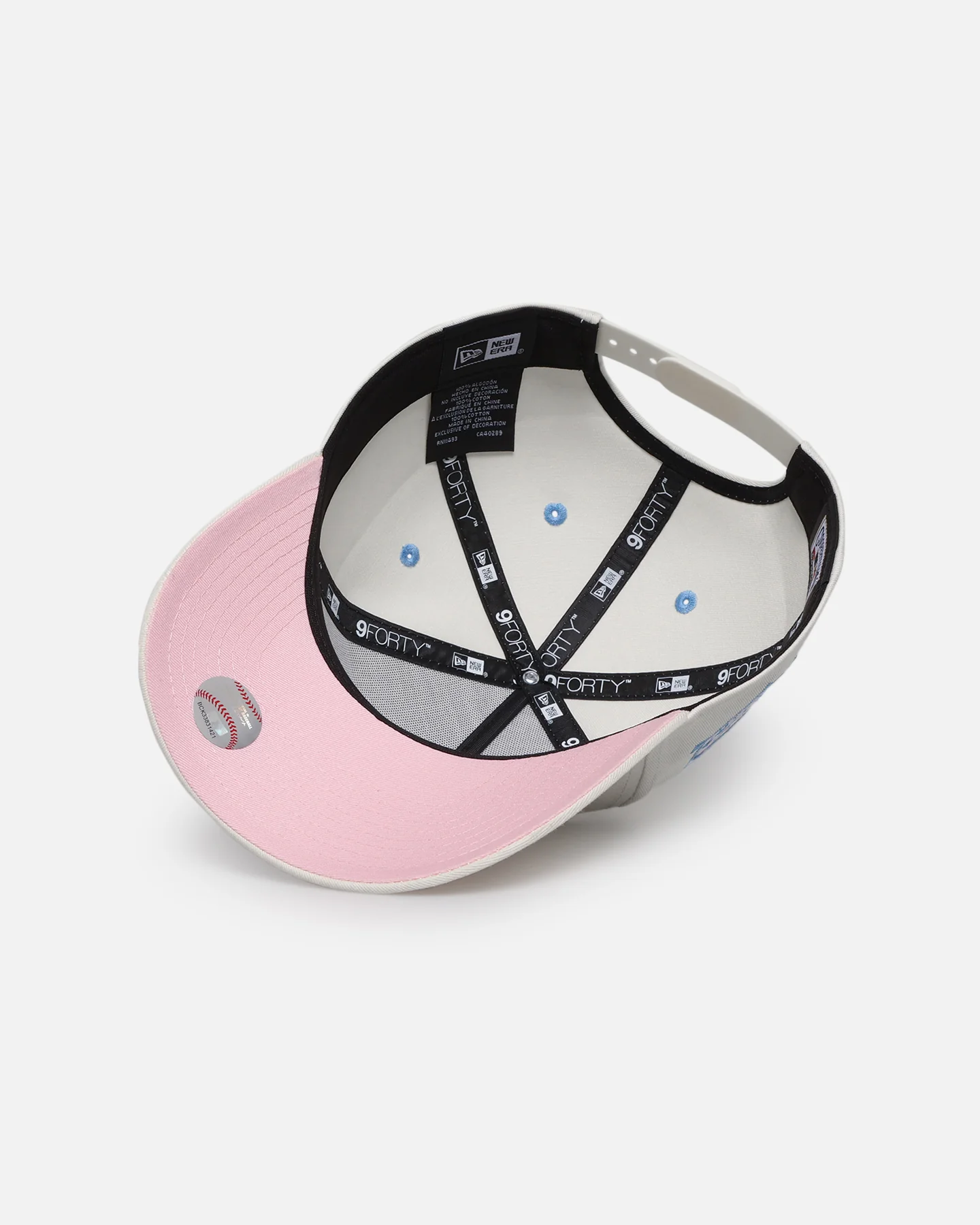 New Era Los Angeles Dodgers 'Pastel' 9FORTY A-Frame Snapback Chrome White - Image 6