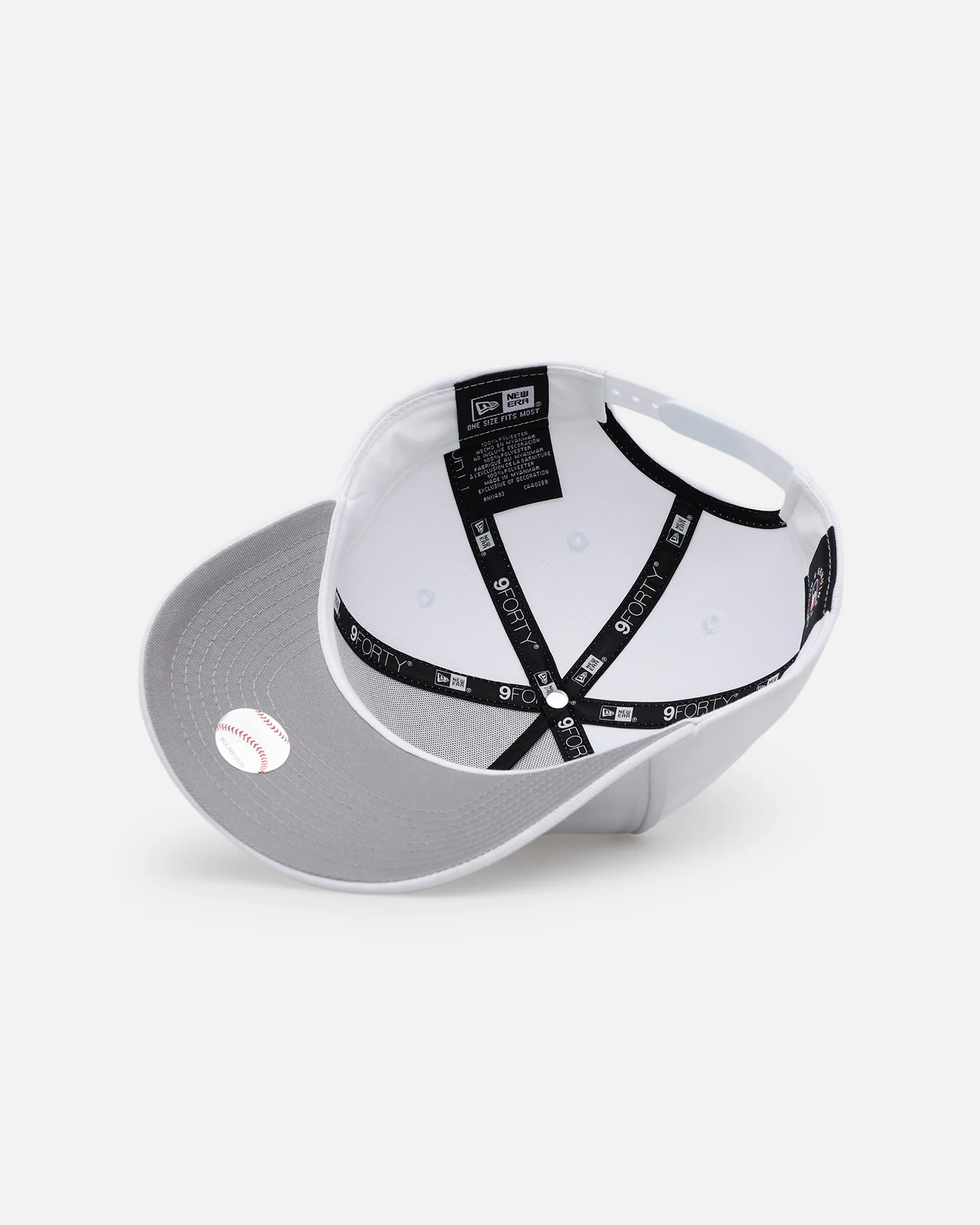 New Era Los Angeles Dodgers 'Easy White' 9FORTY A-Frame Snapback White/White - Image 6