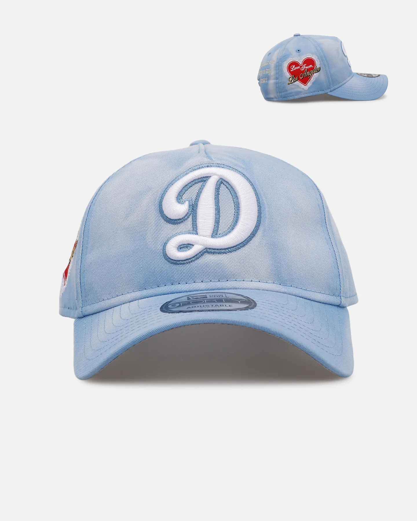 New Era Los Angeles Dodgers 'Hopeless Romantic' 9FORTY A-Frame Snapback Sky Blue