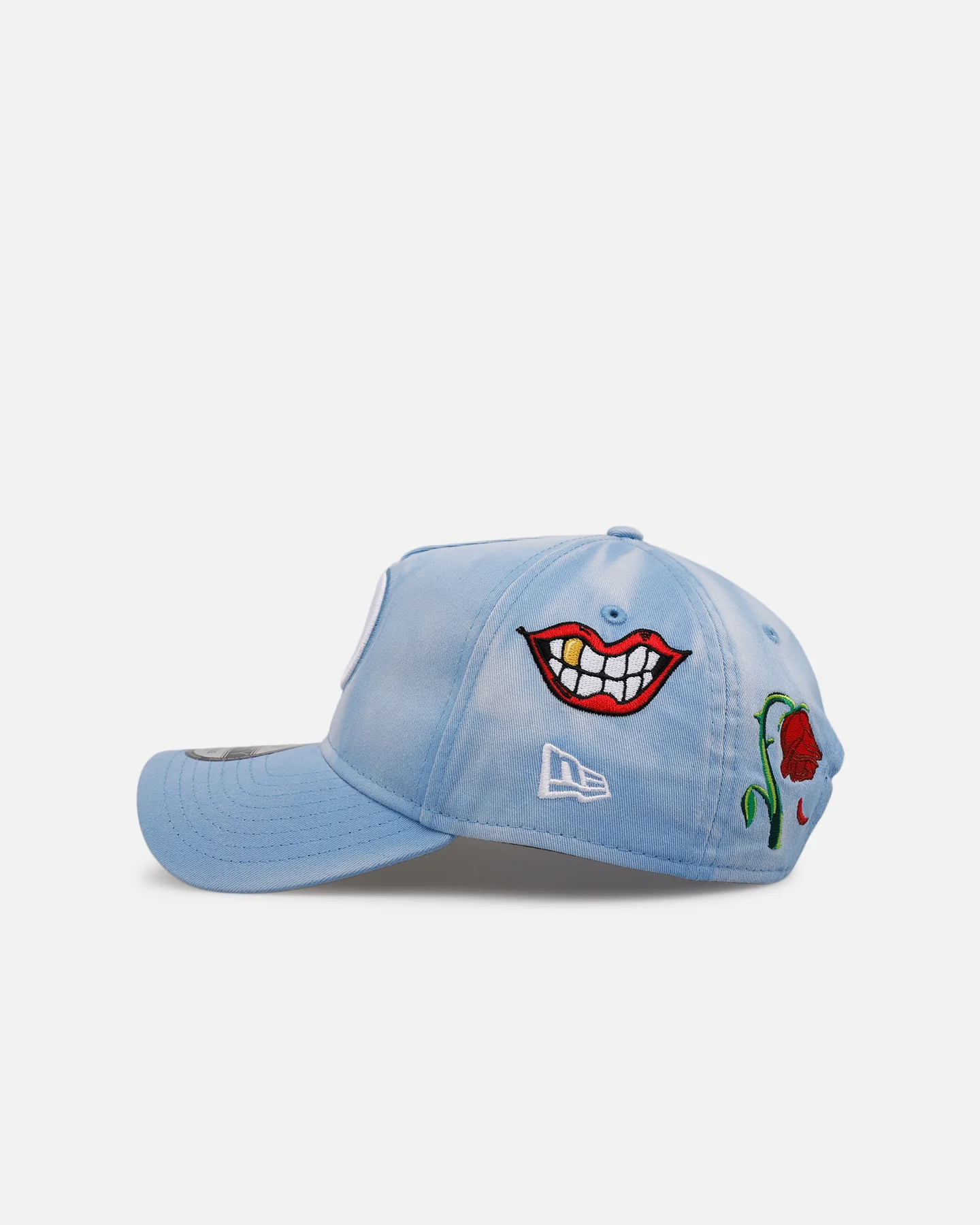 New Era Los Angeles Dodgers 'Hopeless Romantic' 9FORTY A-Frame Snapback Sky Blue - Image 4