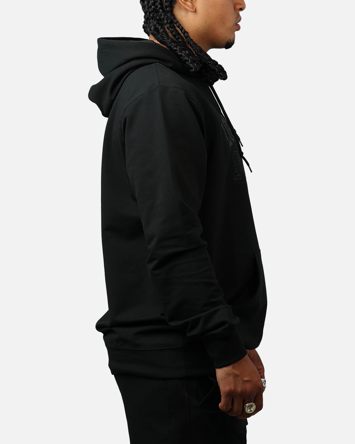 New Era Los Angeles Dodgers Logo Select Hoodie Black/Black - Image 4