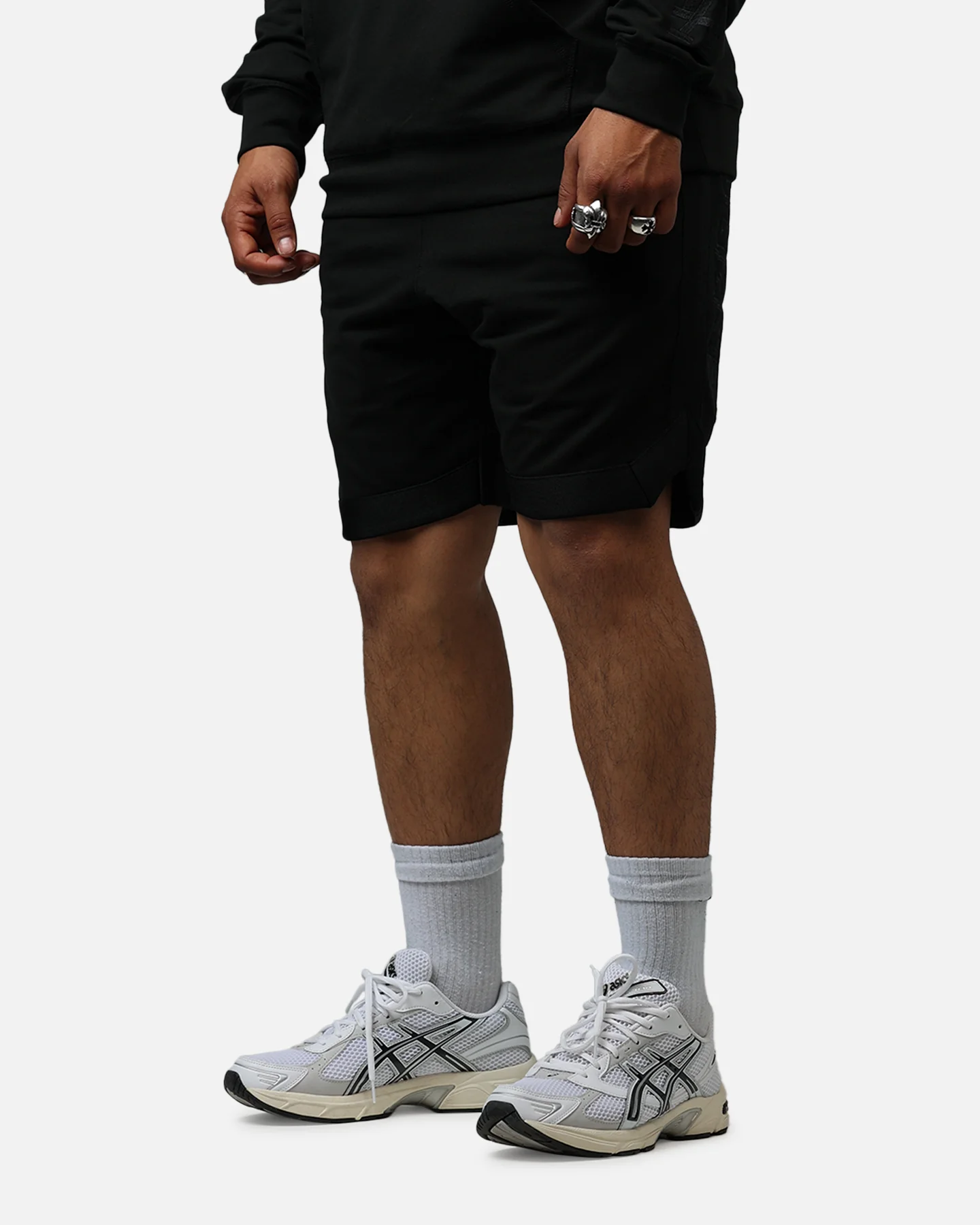 New Era Los Angeles Dodgers Logo Select Shorts Black/Black - Image 4