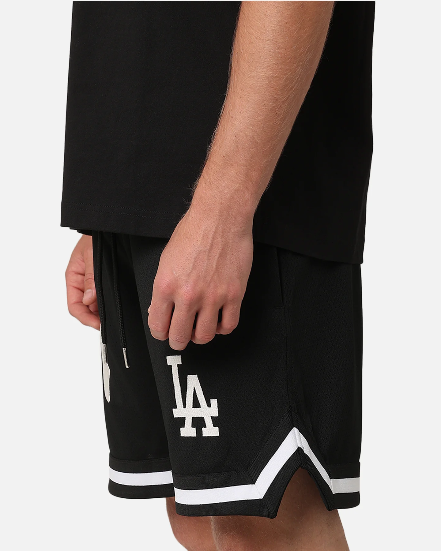 New Era Los Angeles Dodgers Mesh Glow Shorts Black - Image 5