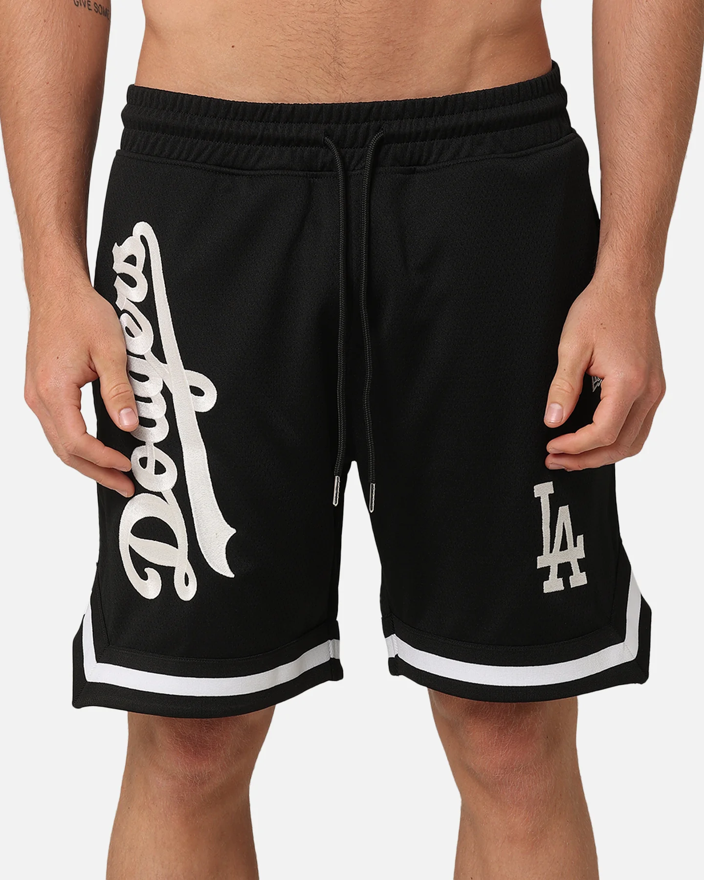 New Era Los Angeles Dodgers Mesh Glow Shorts Black - Image 8
