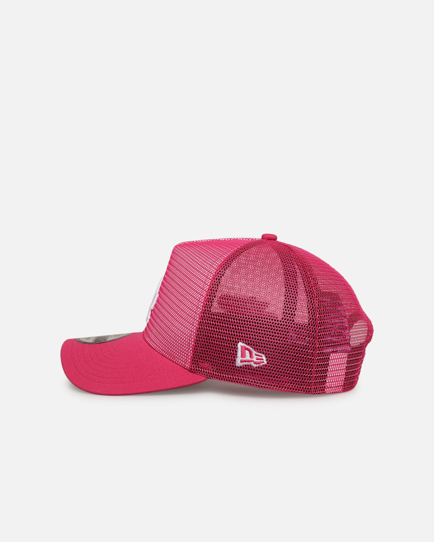 New Era Los Angeles Dodgers 'Polychromatic Mesh' 9FORTY A-Frame Snapback Pink - Image 4
