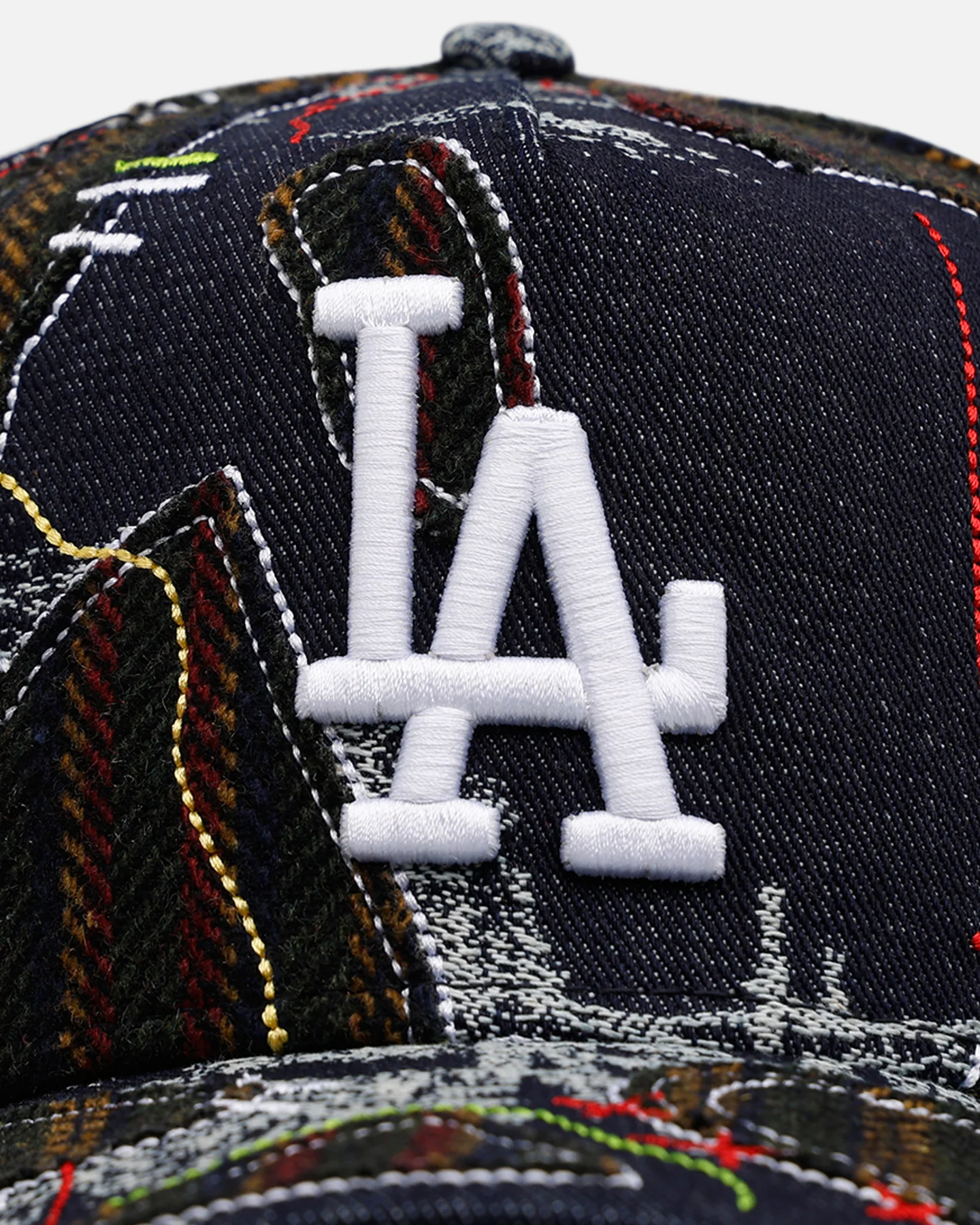 New Era Los Angeles Dodgers 'Running Stitch' 9FORTY A-Frame Snapback Multi - Image 6