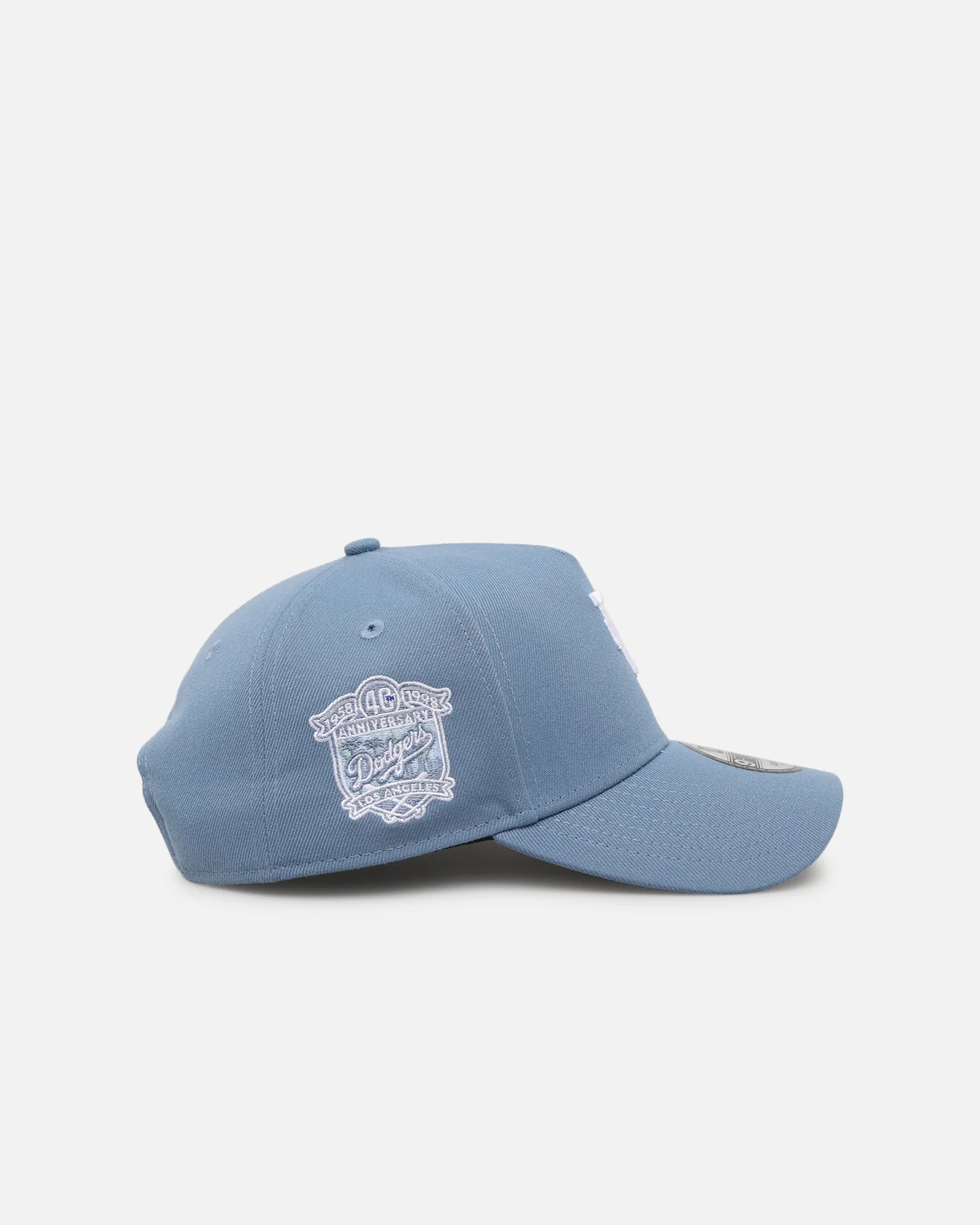 New Era Los Angeles Dodgers 'Upside Down LA Polychromatic' 9FORTY A-Frame Snapback Blue - Image 3