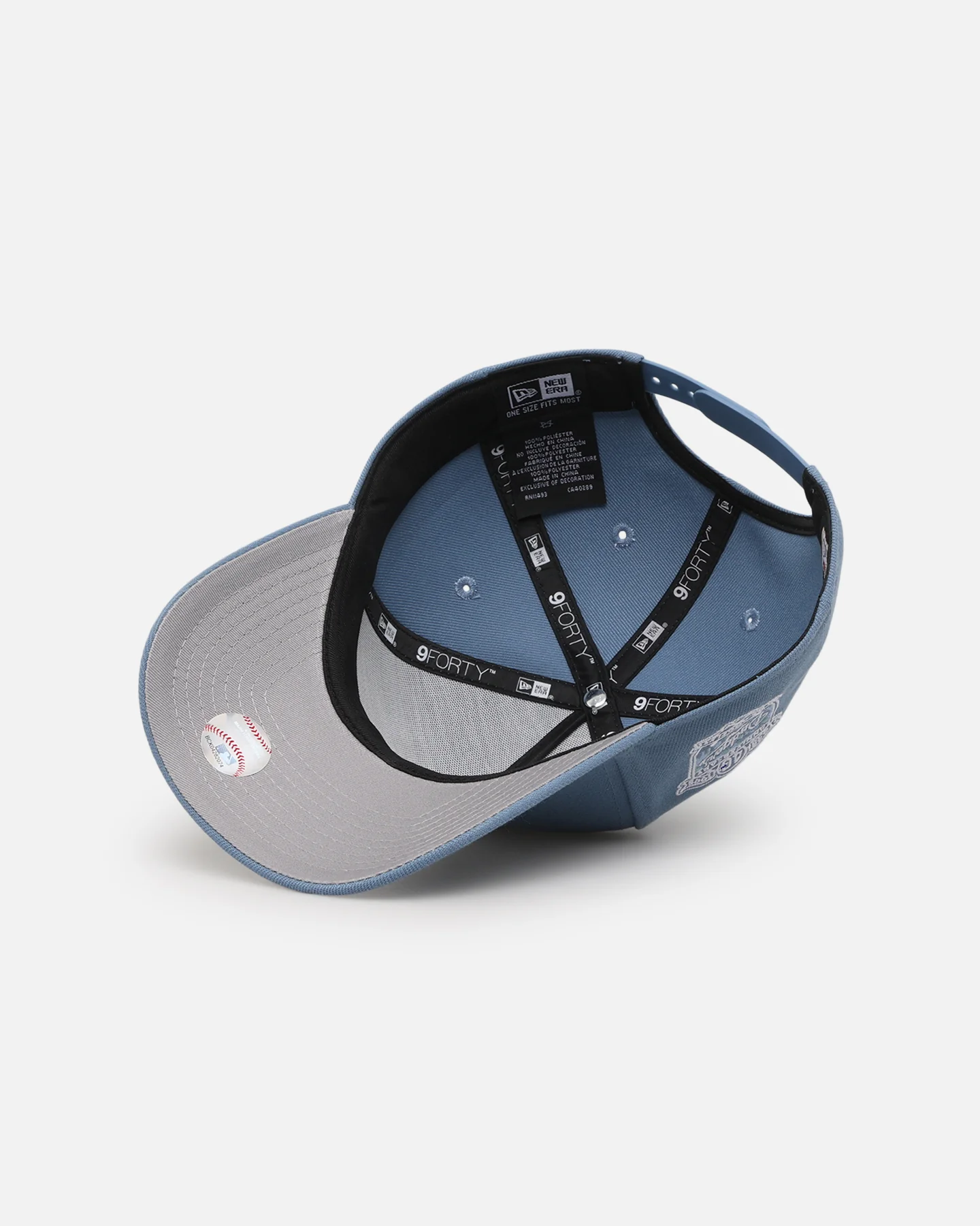 New Era Los Angeles Dodgers 'Upside Down LA Polychromatic' 9FORTY A-Frame Snapback Blue - Image 6