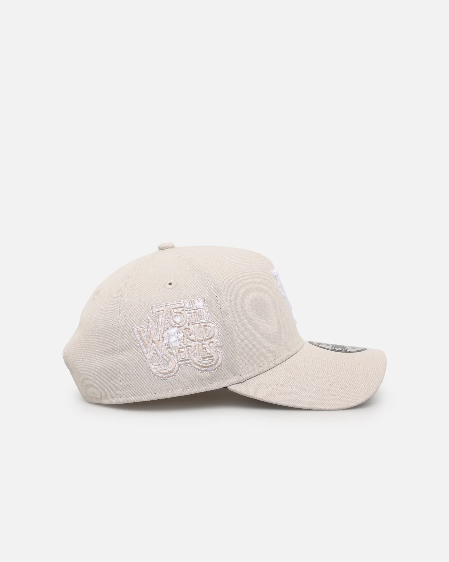 New Era Los Angeles Dodgers 'Upside Down LA Polychromatic' 9FORTY A-Frame Snapback Stone - Image 3