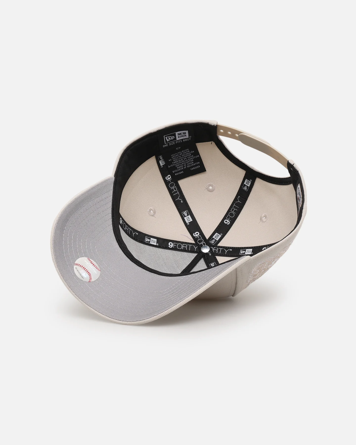 New Era Los Angeles Dodgers 'Upside Down LA Polychromatic' 9FORTY A-Frame Snapback Stone - Image 6