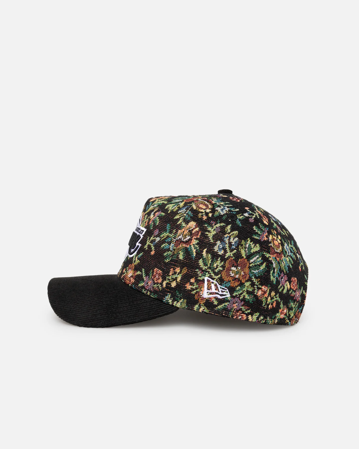 New Era Los Angeles Lakers 'Black Corduroy Floral Tapestry' 9FORTY A-Frame Snapback Tapestry/Black - Image 5