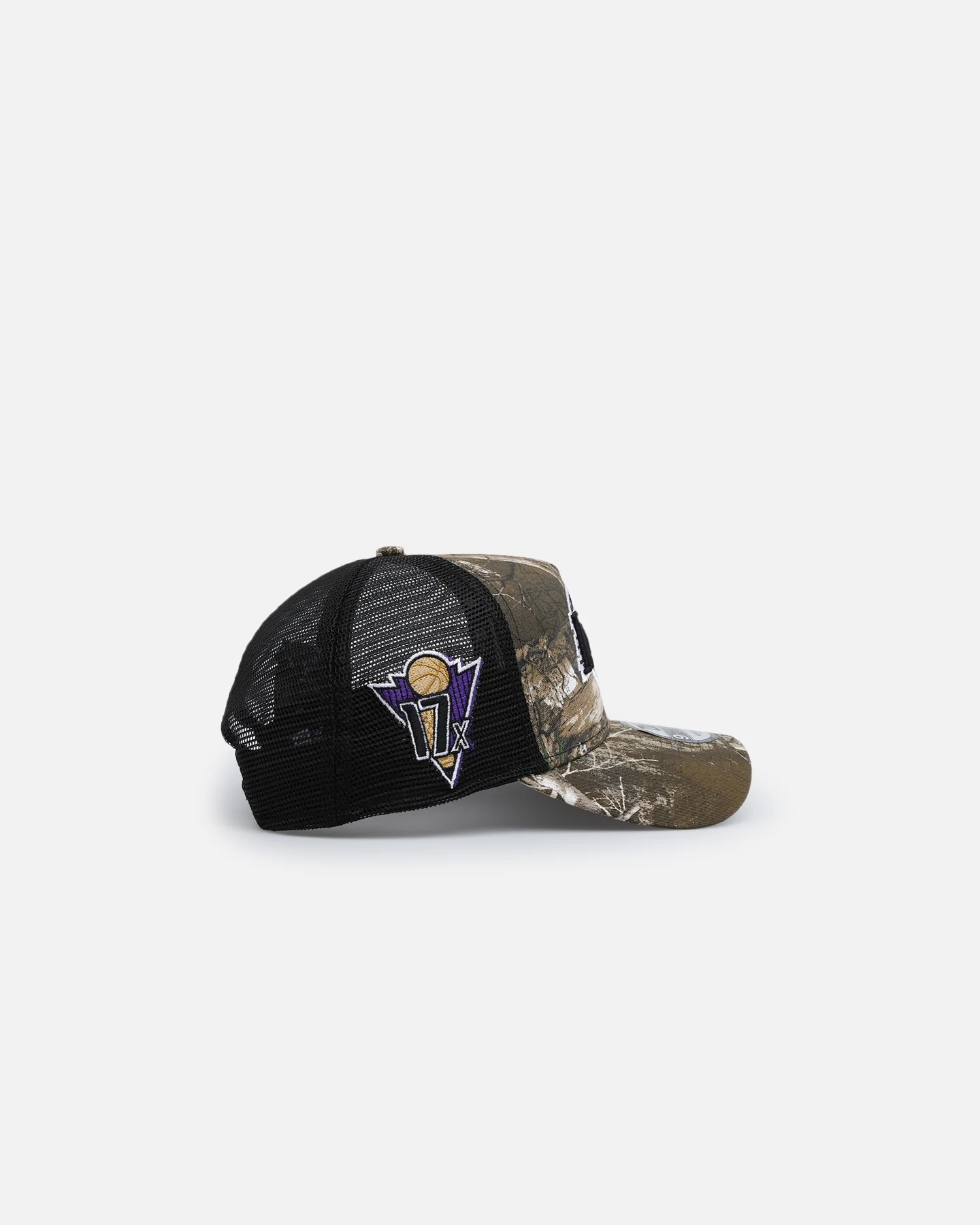 New Era Los Angeles Lakers 'Real Tree' 9FORTY A-Frame Trucker Snapback Realtree Edge - Image 3