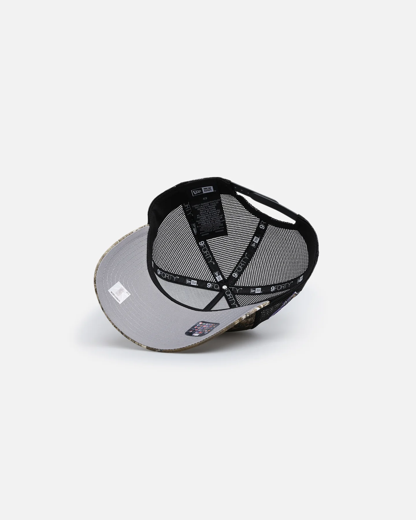New Era Los Angeles Lakers 'Real Tree' 9FORTY A-Frame Trucker Snapback Realtree Edge - Image 6