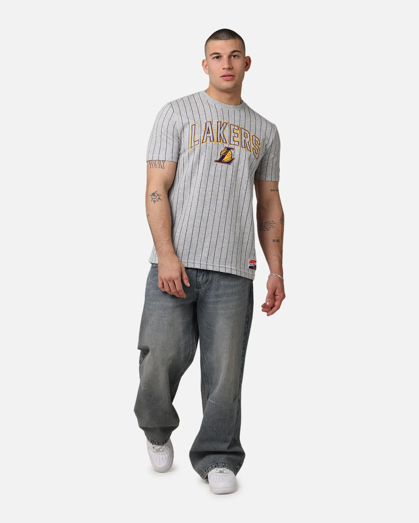 New Era Los Angeles Lakers T-Shirt Grey - Image 2