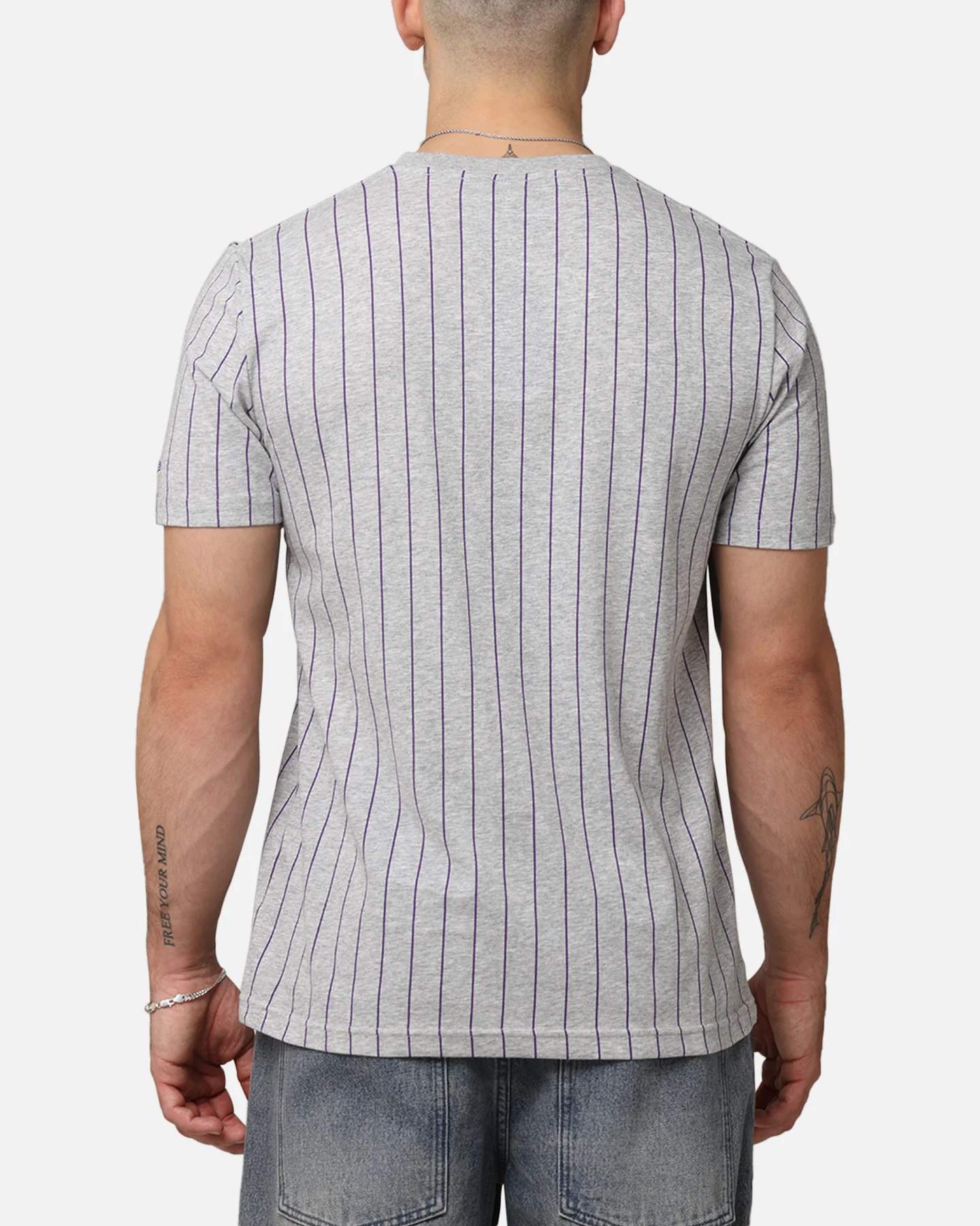 New Era Los Angeles Lakers T-Shirt Grey - Image 3