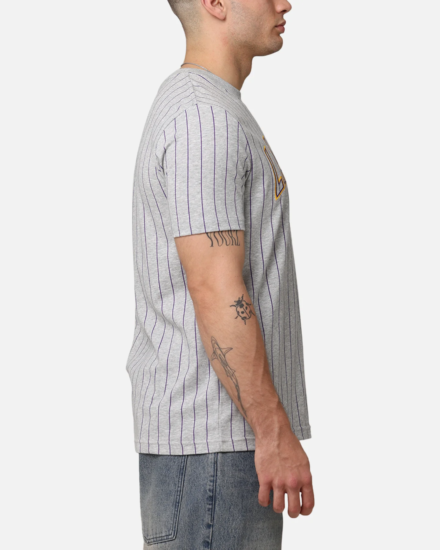 New Era Los Angeles Lakers T-Shirt Grey - Image 4