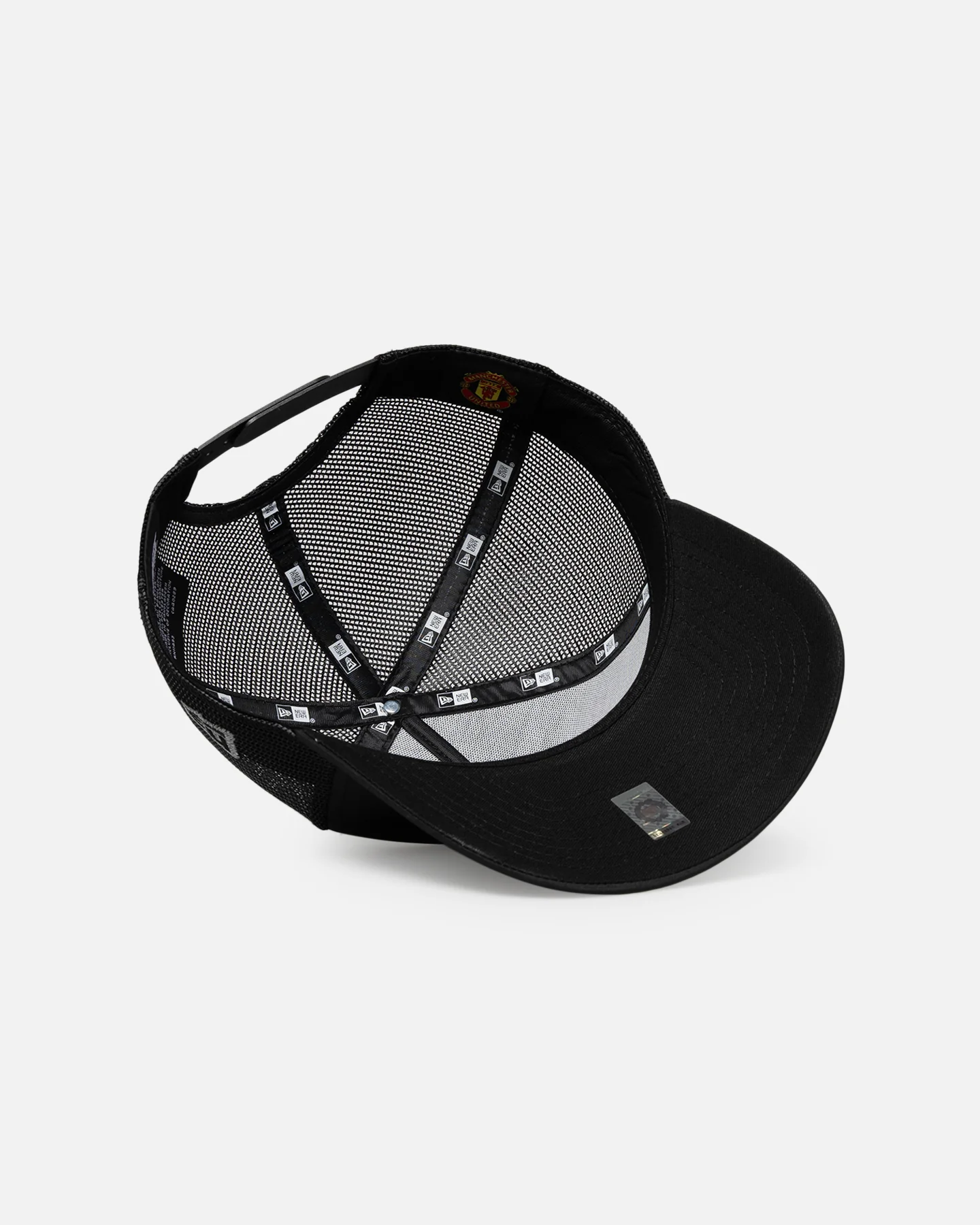 New Era Manchester United FC Reflective A-Frame Trucker Snapback Black - Image 6