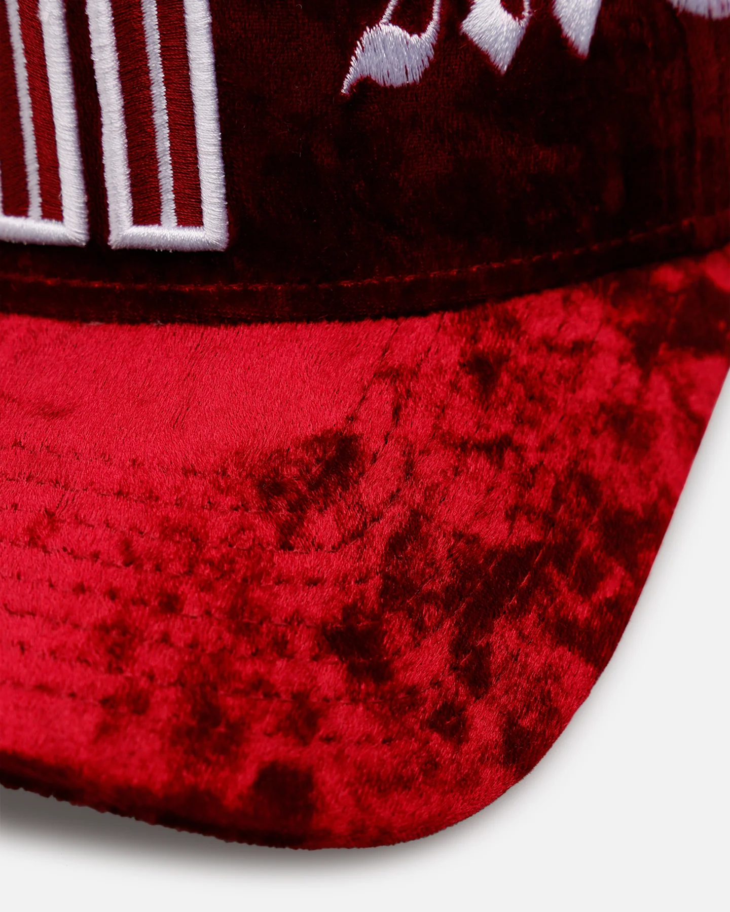 New Era Mexico National Baseball Team 'Velvet Gothic Script' 9FORTY A-Frame Snapback Maroon - Image 2