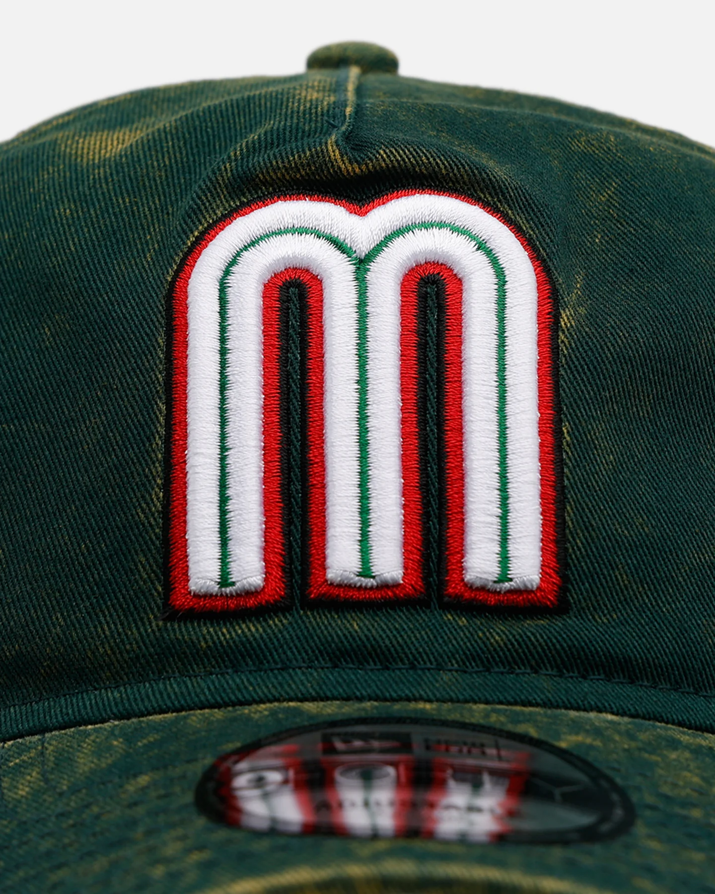 New Era Mexico National Baseball Team 'Washed Team Color' Unstructured 9FORTY A-Frame Snapback Official Team Color - Image 5