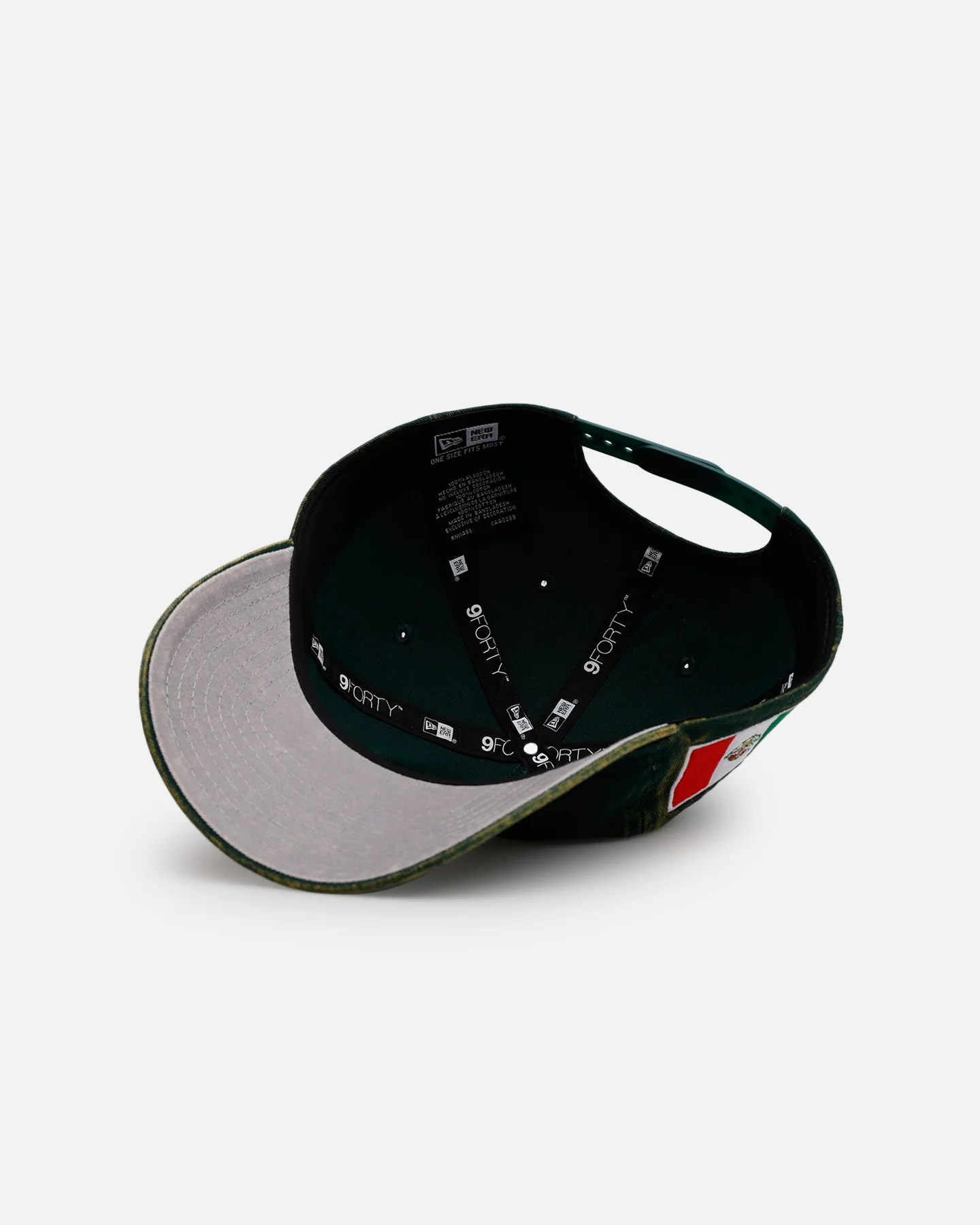 New Era Mexico National Baseball Team 'Washed Team Color' Unstructured 9FORTY A-Frame Snapback Official Team Color - Image 6