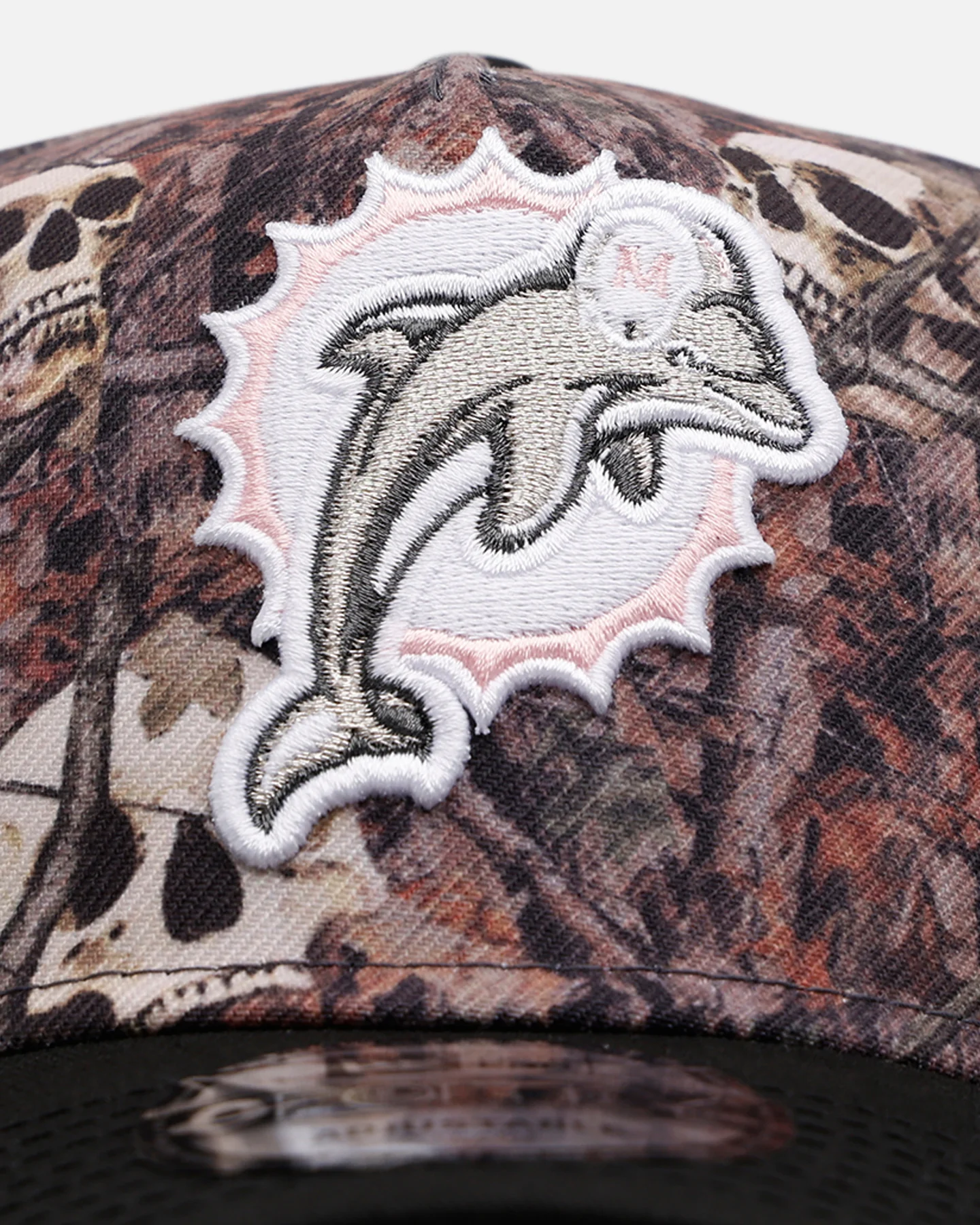 New Era Miami Dolphins 'Camo Skulls' 9FORTY A-Frame Snapback Camo - Image 5