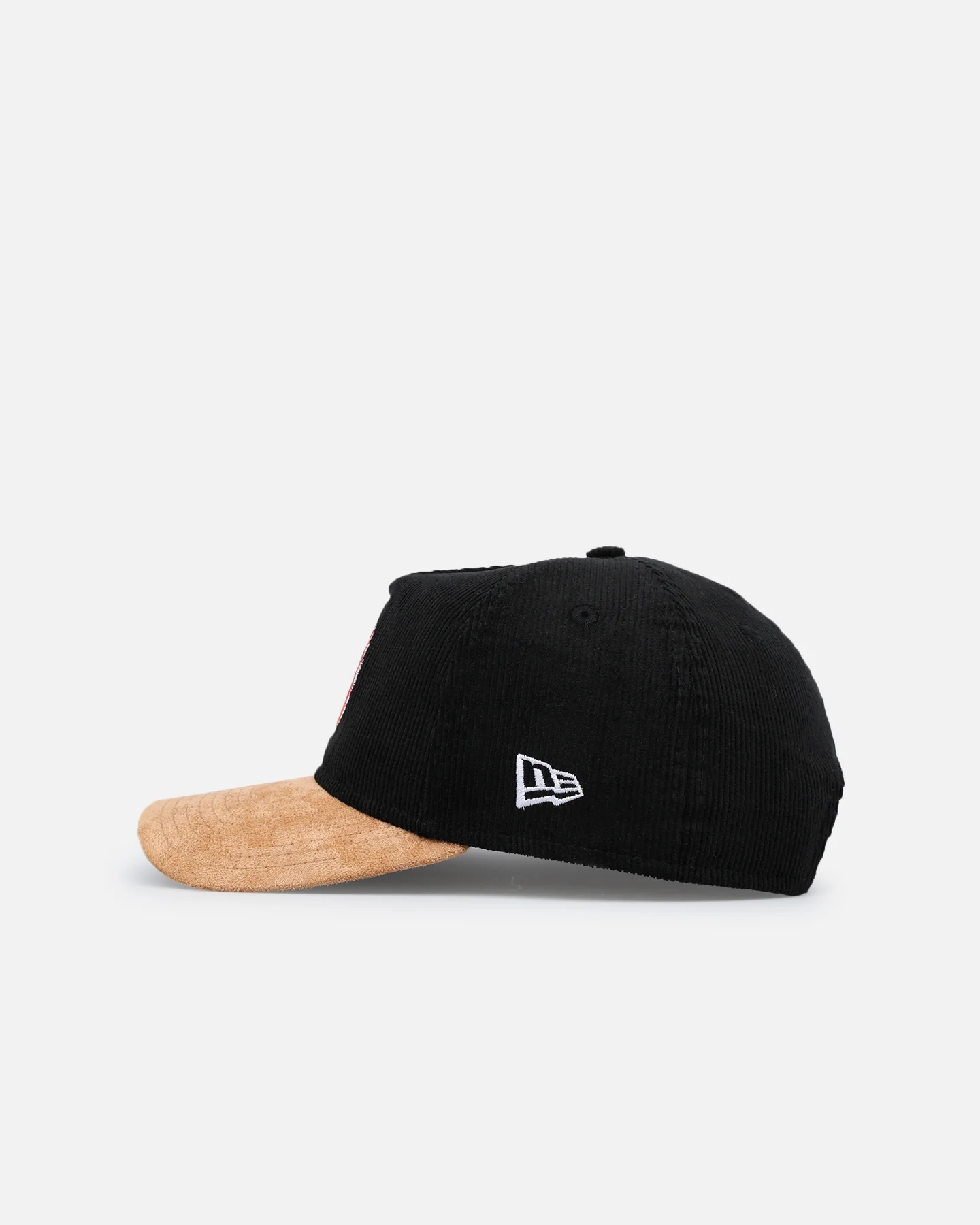 New Era Miami Dolphins 'Corduroy Suede' Pre-Curved Golfer Snapback Washed Black - Image 5