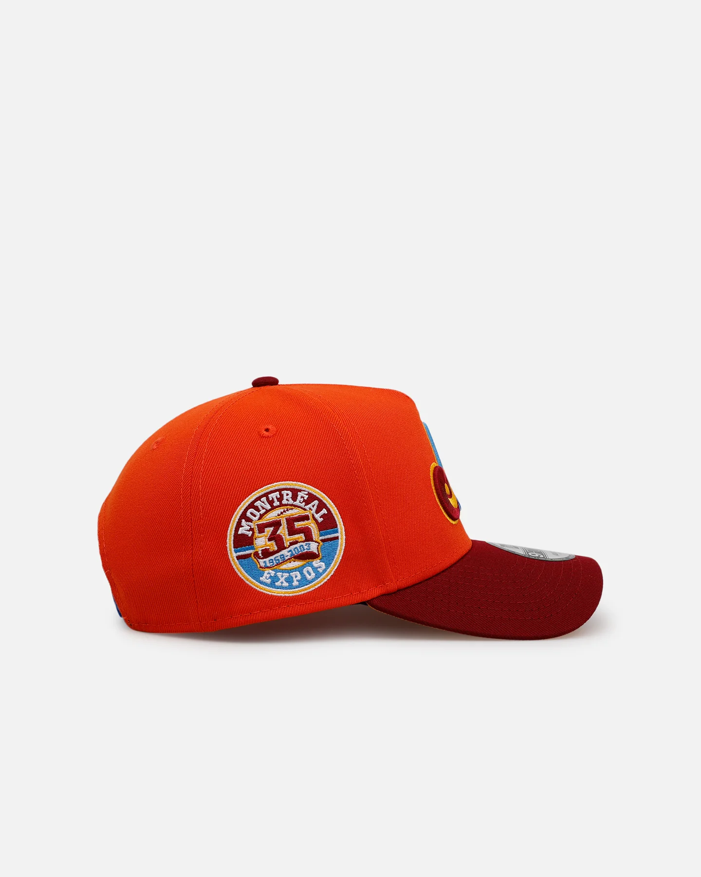 New Era Montreal Expos 'Horizon' 9FORTY A-Frame Snapback Orange - Image 3