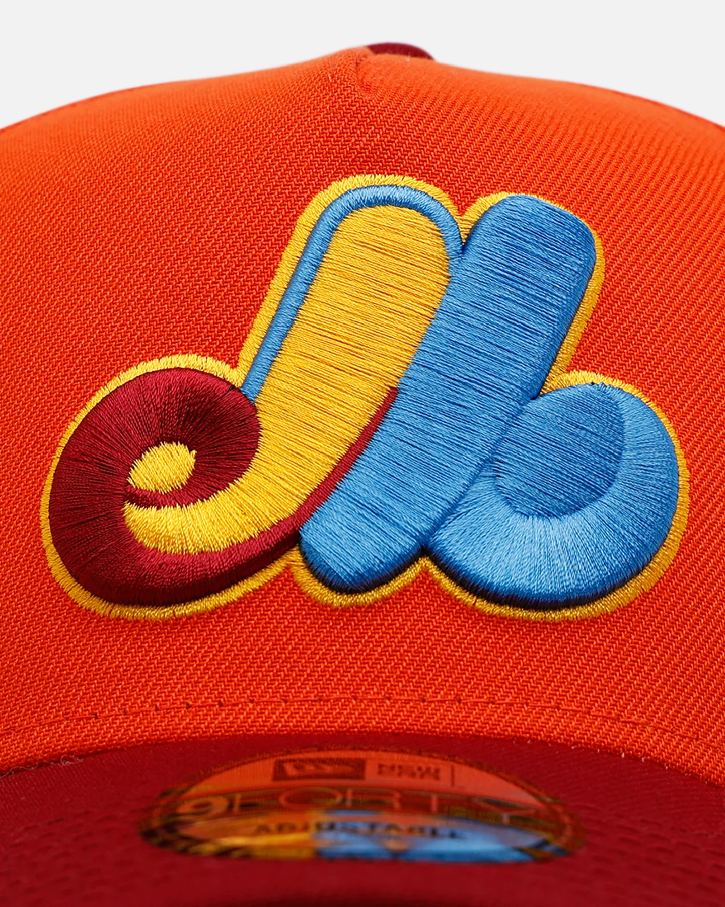New Era Montreal Expos 'Horizon' 9FORTY A-Frame Snapback Orange - Image 5