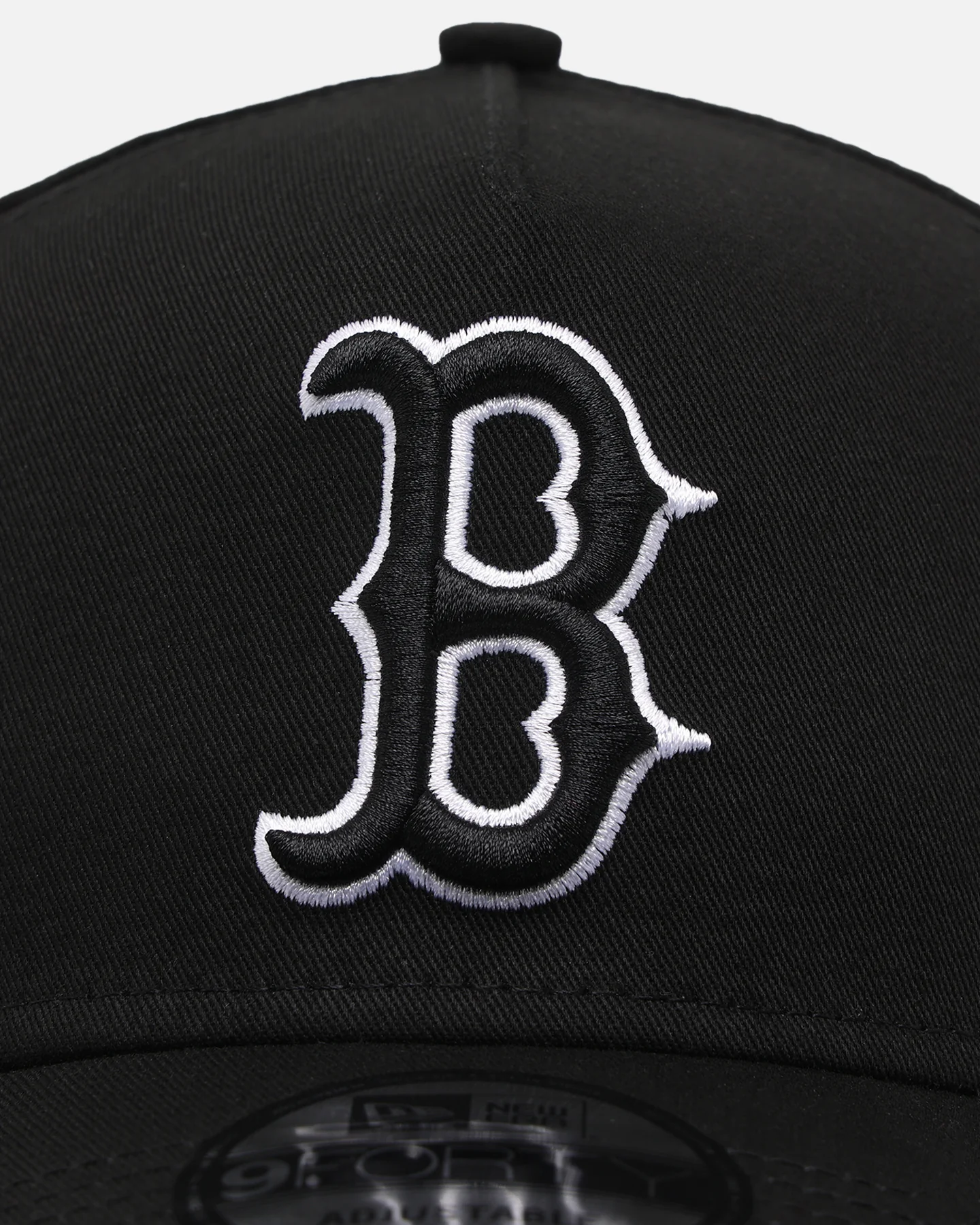 New Era Boston Red Sox 9FORTY A-Frame Snapback Black/White - Image 5