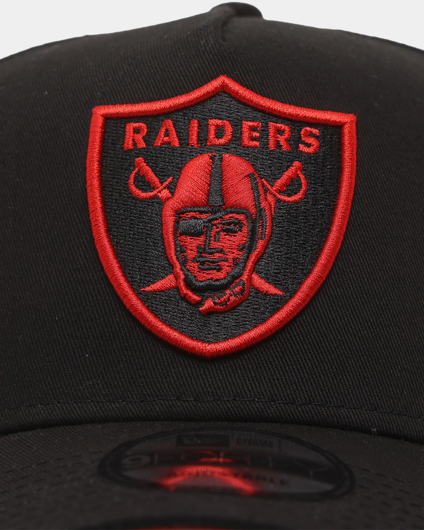 New Era Las Vegas Raiders 9FORTY A-Frame Snapback Black/Scarlet - Image 5