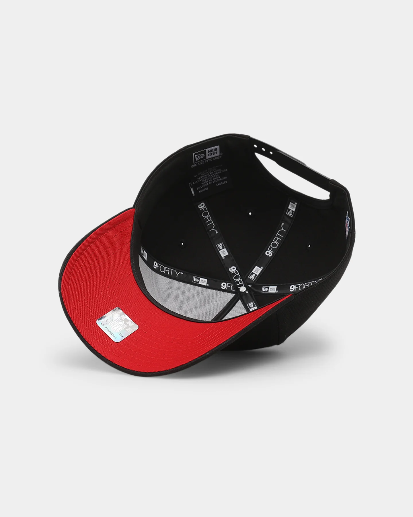 New Era Las Vegas Raiders 9FORTY A-Frame Snapback Black/Scarlet - Image 6